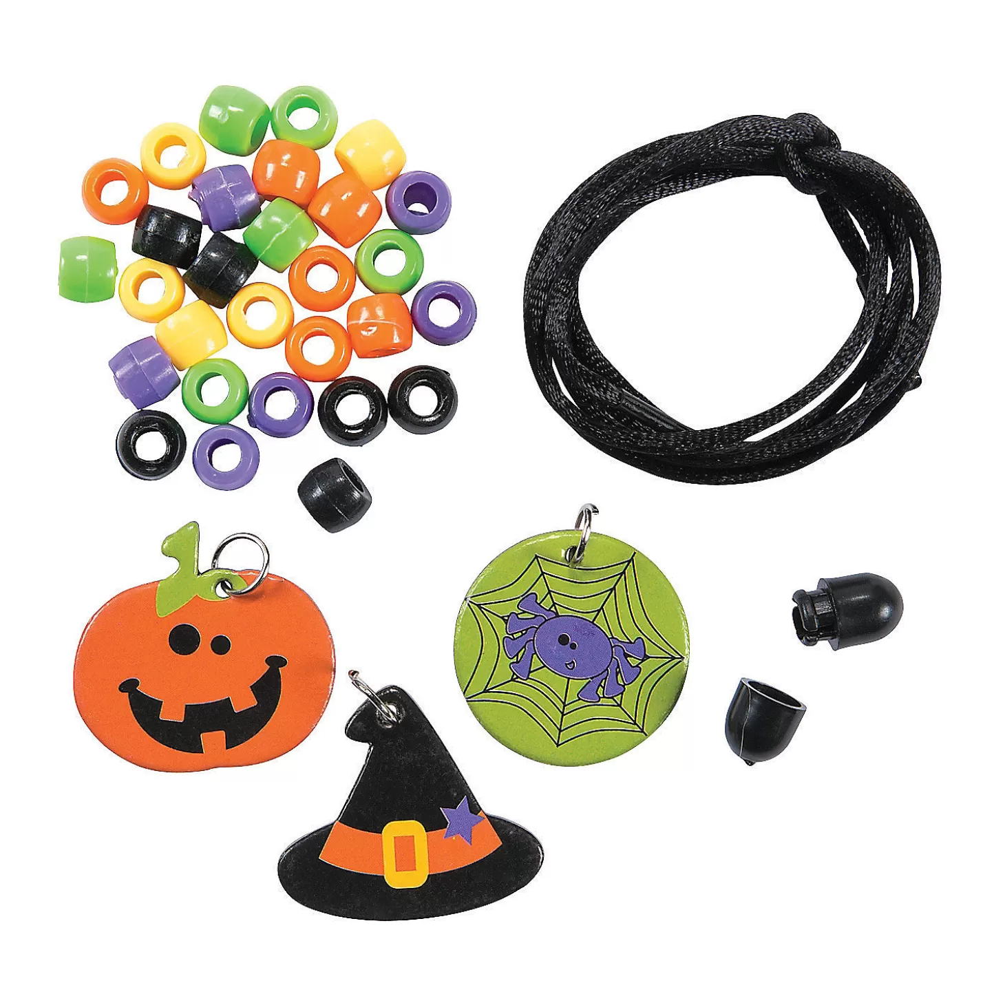 Online Bulk Halloween Friends Necklace Craft Kit - Makes 50 Boo Bags