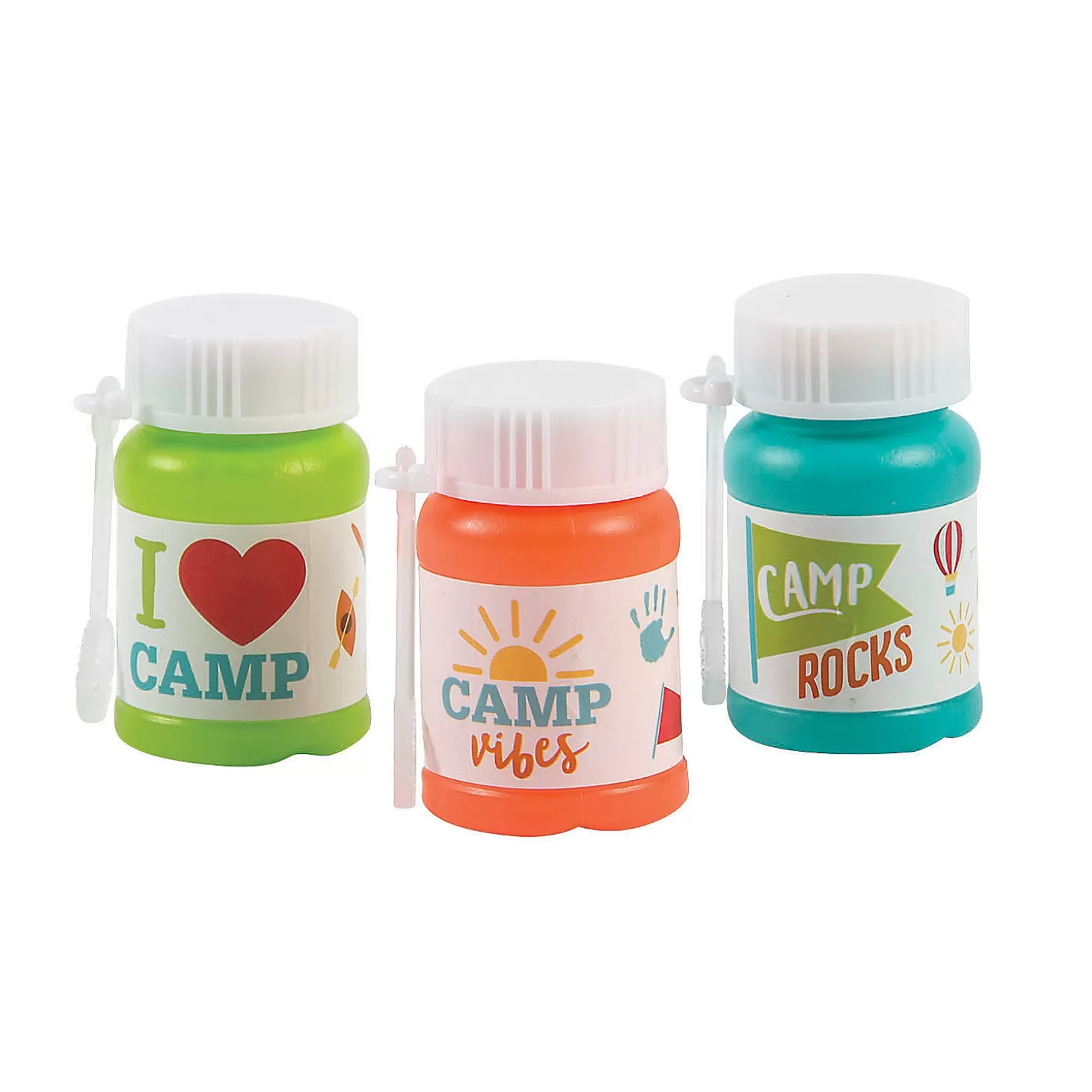 Online Camp Mini Bubble Bottles - 24 Pc. Bubbles