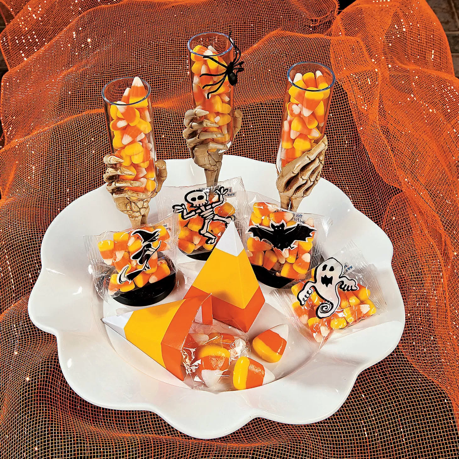 Online Candy Corn Packs - 32 Pc. Boo Bags