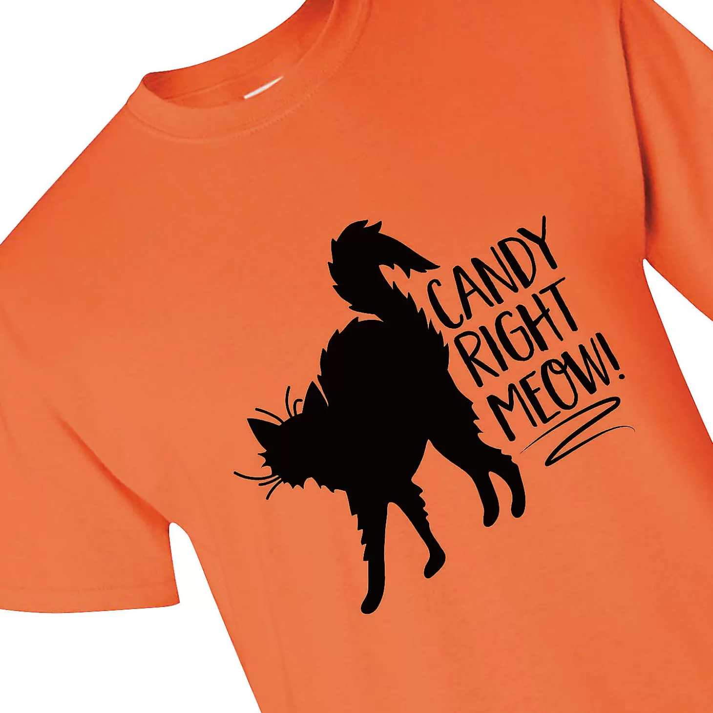 Shop Candy Right Meow Youth T-Shirt Halloween T-Shirts