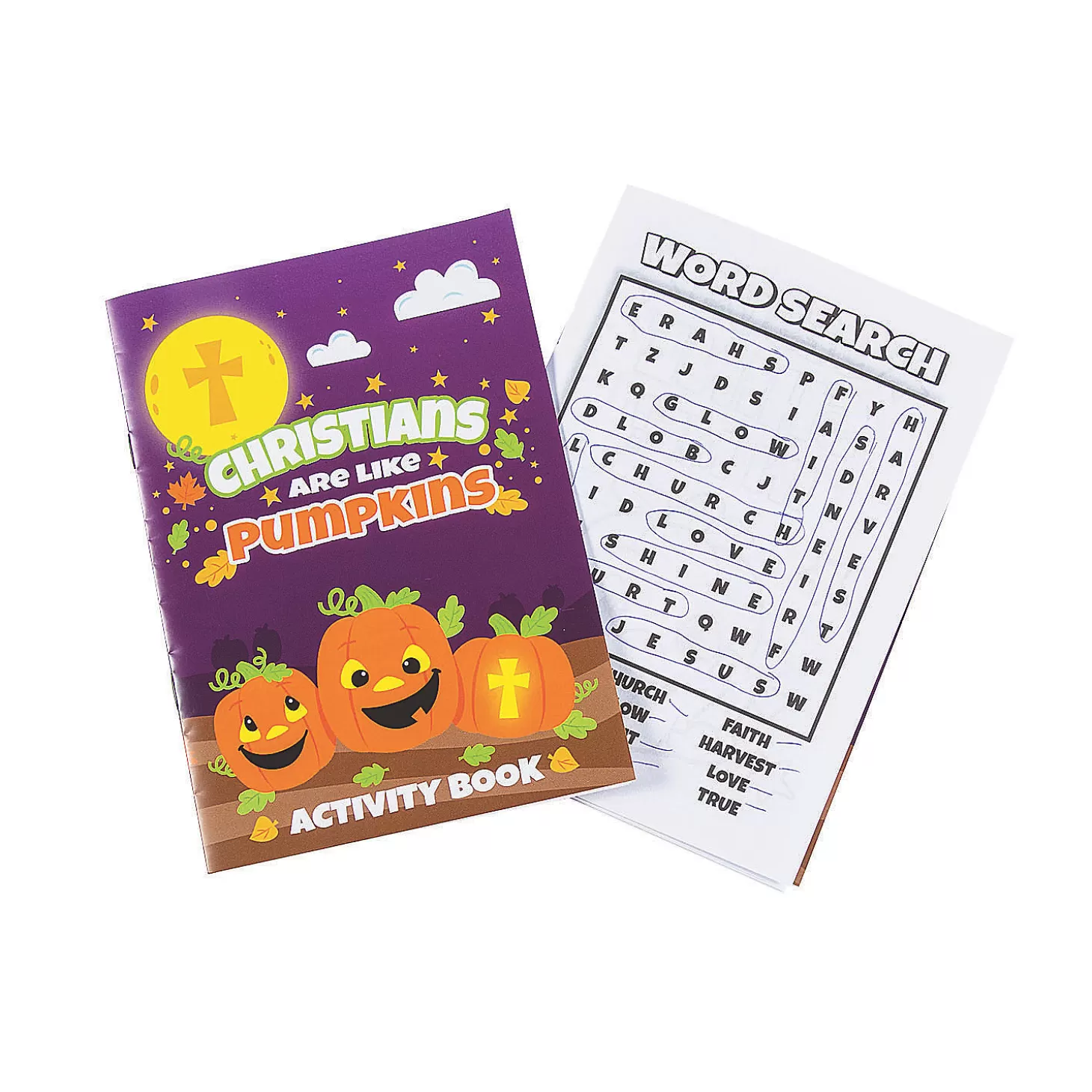 Sale Christian Pumpkin Activity Books - 24 Pc. Religious Halloween