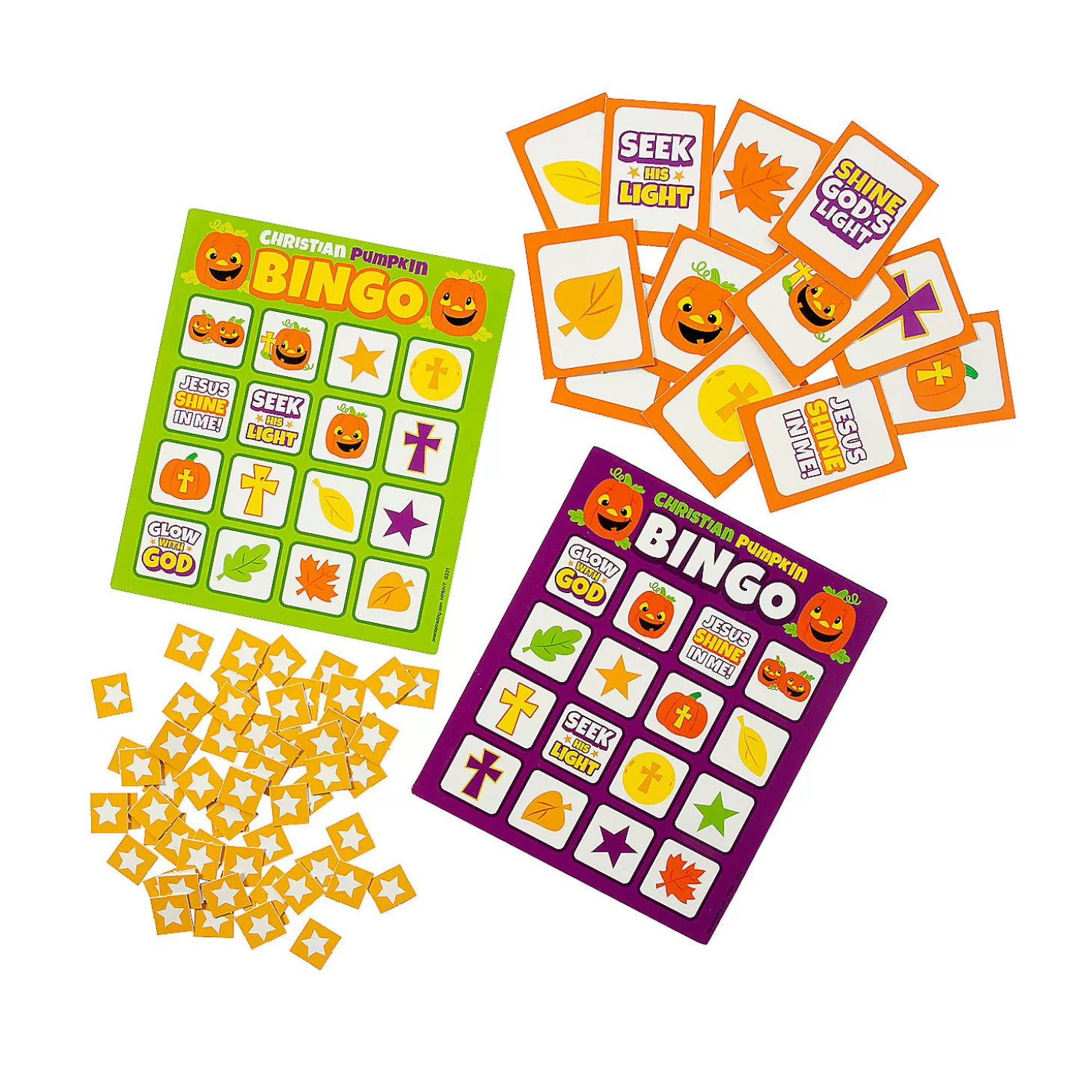 New Christian Pumpkin Bingo Game Religious Halloween