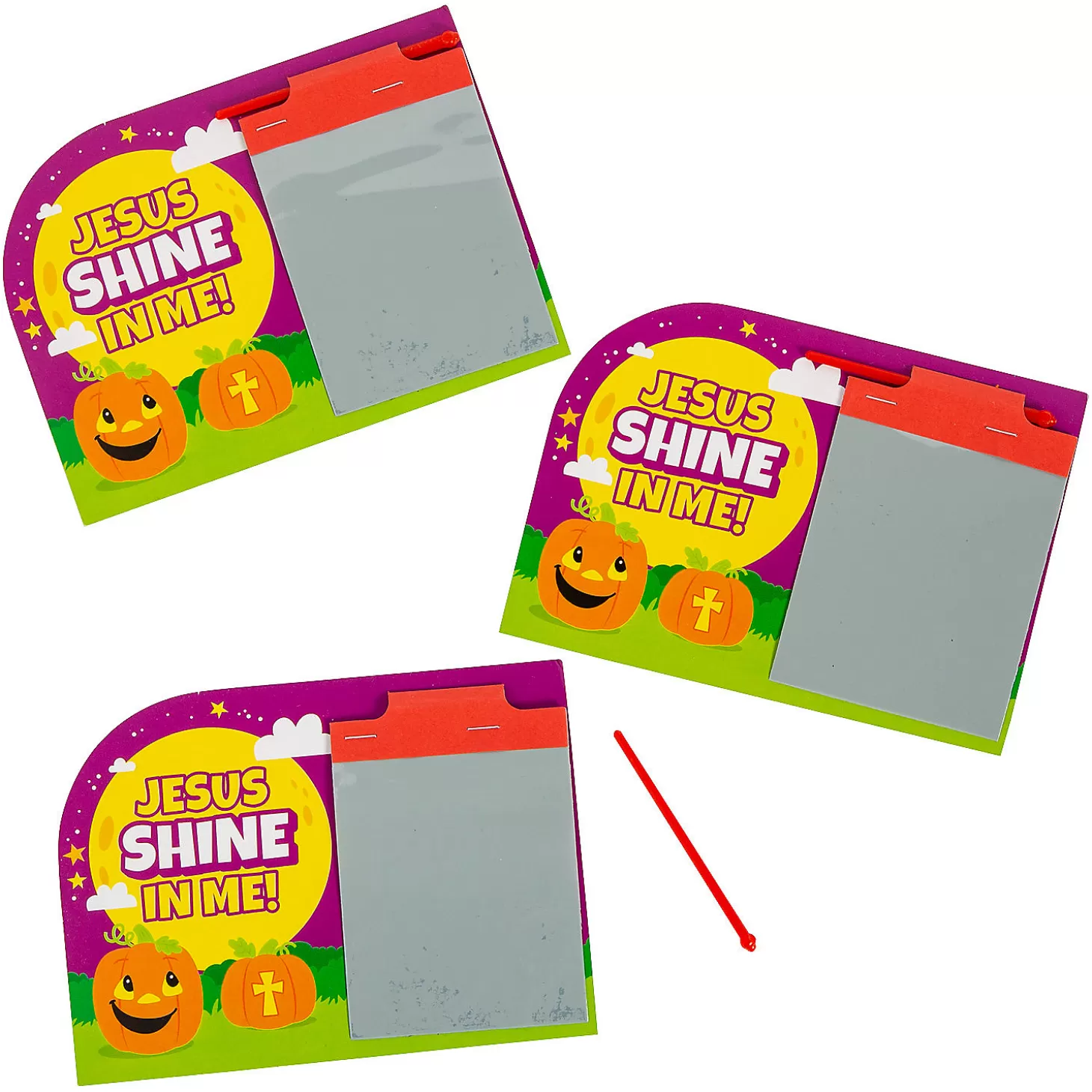 Online Christian Pumpkin Magic Screens - 12 Pc. Religious Halloween