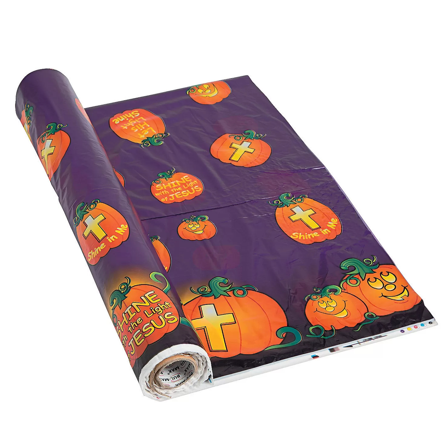 Sale Christian Pumpkin Plastic Tablecloth Roll Tableware