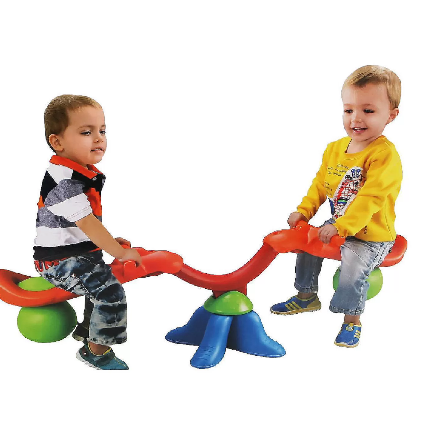 Outlet Costway Kids Seesaw 360 Degree Spinning Teeter Totter Bouncer Riding Toys