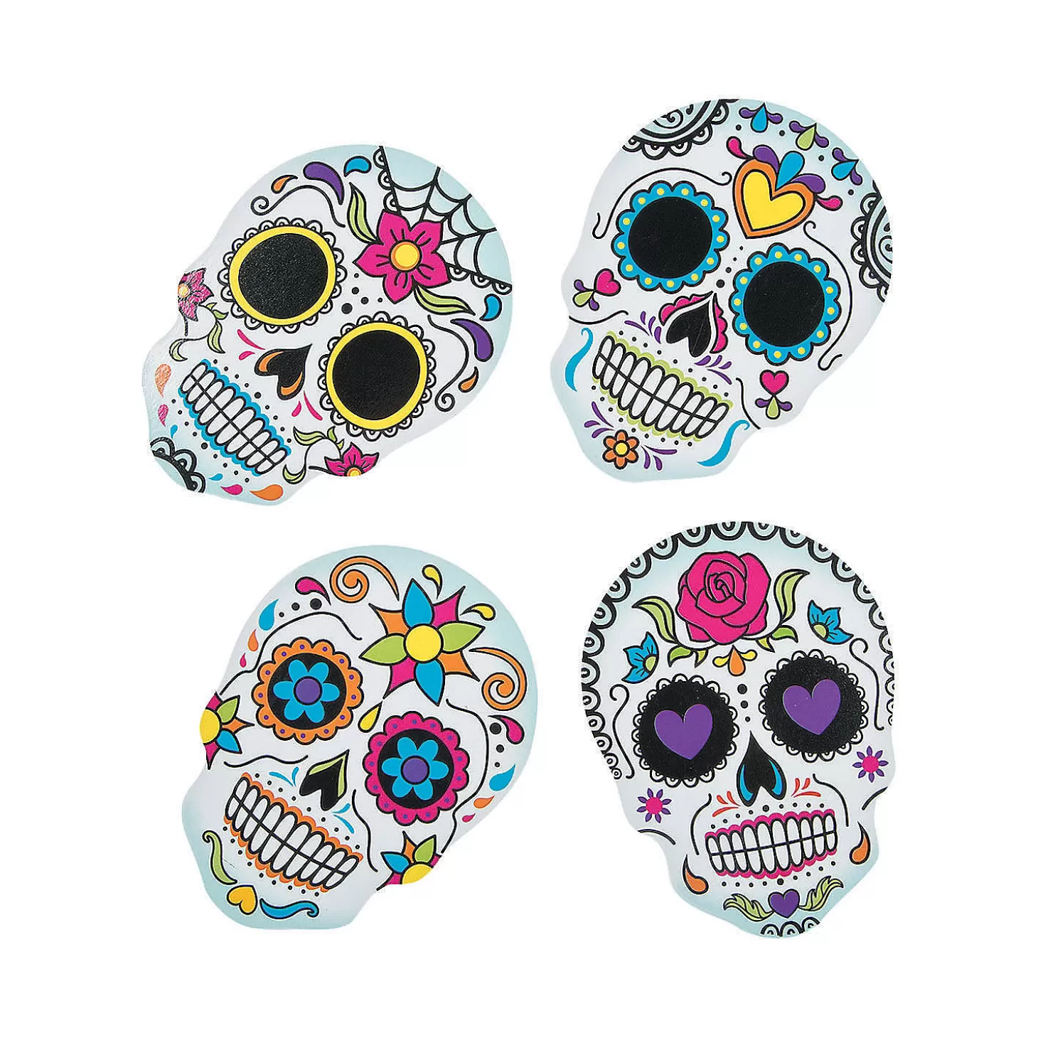 Shop Day Of The Dead Coasters - 12 Pc. Tableware