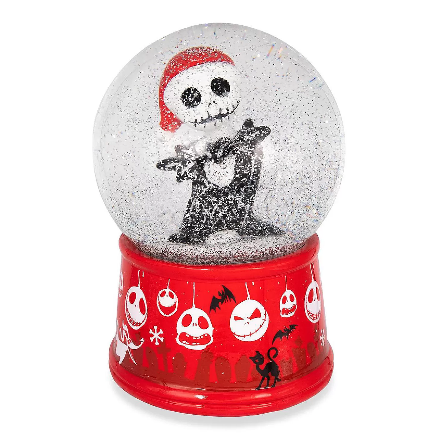 Cheap Disney The Nightmare Before Christmas Santa Jack 6-Inch Light-Up Snow Globe Skulls & Skeletons