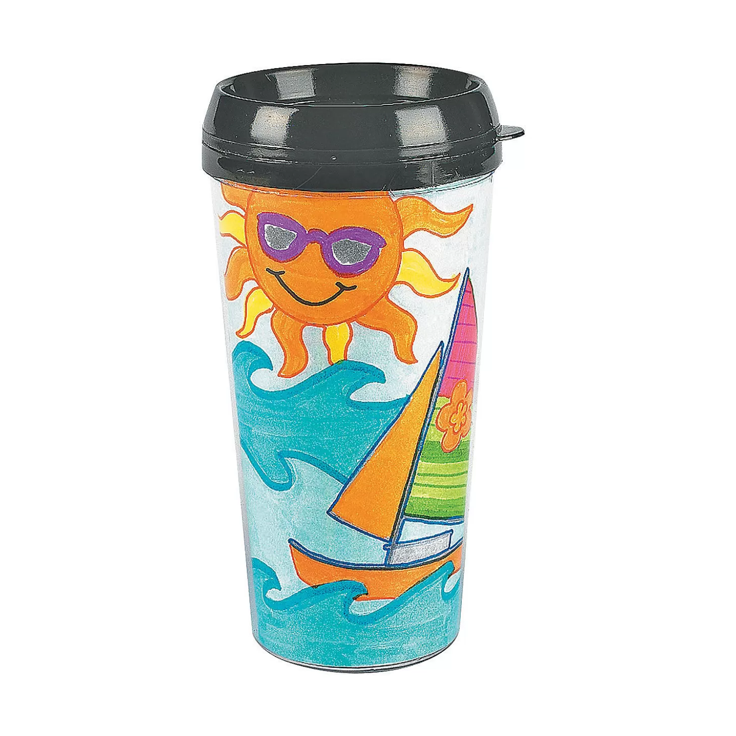 Shop Diy Bpa-Free Plastic Travel Mugs - 6 Ct. Diy Adult Crafts