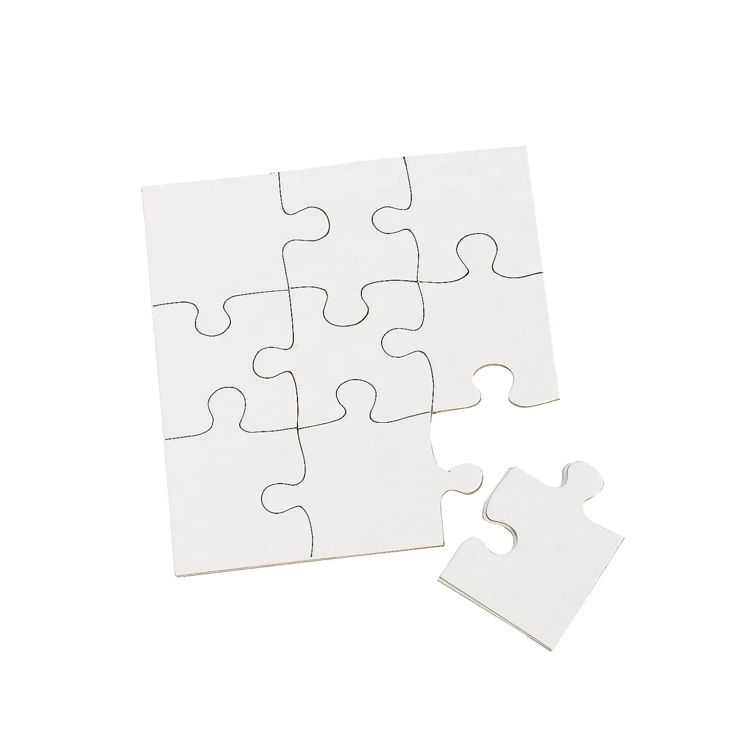 Discount Diy Puzzles - 4" X 4" - 24 Pc. Bulk Halloween Supplies