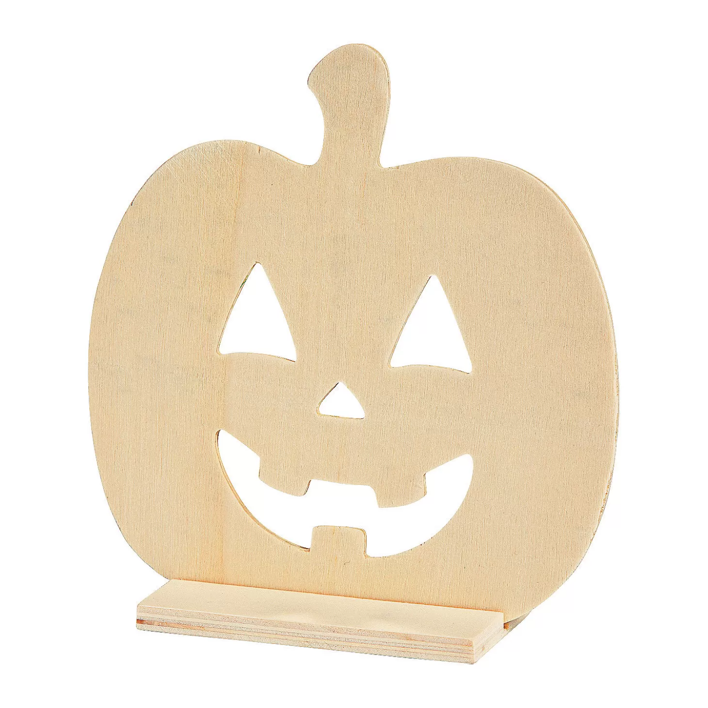 Fashion Diy Unfinished Wood Halloween Jack-O'-Lantern Stand-Ups - 12 Pc. Diy Adult Crafts