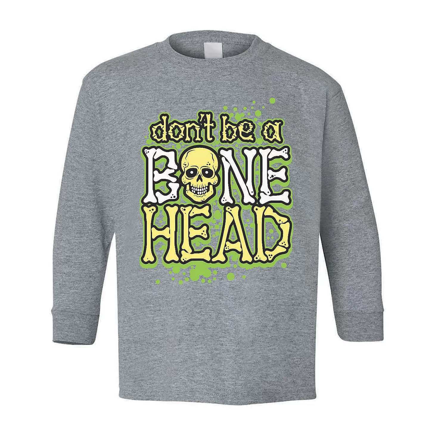 Shop Don'T Be A Bonehead Youth T-Shirt Halloween T-Shirts