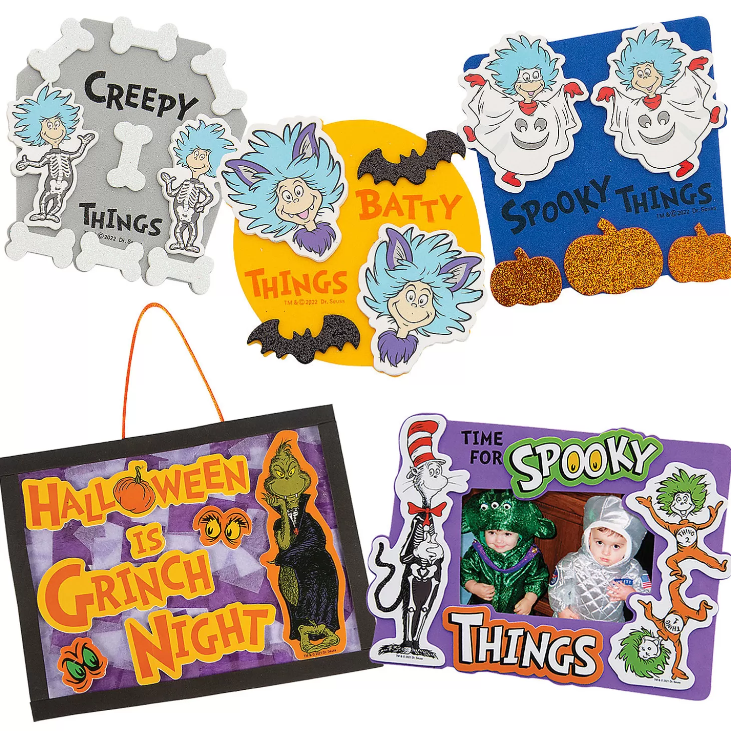 Store Dr. Seuss™ Halloween Craft Kit Assortment - Makes 36 Halloween Fun Kits