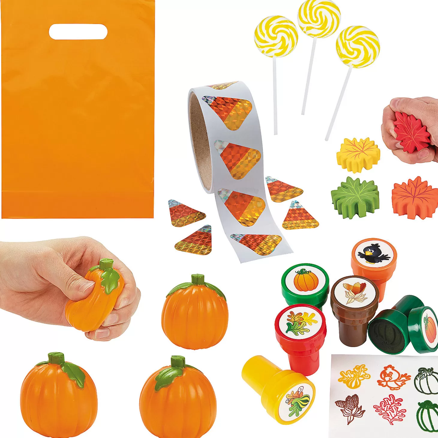 Store Fall Boo Bag Kit For 48 Bulk Halloween Supplies