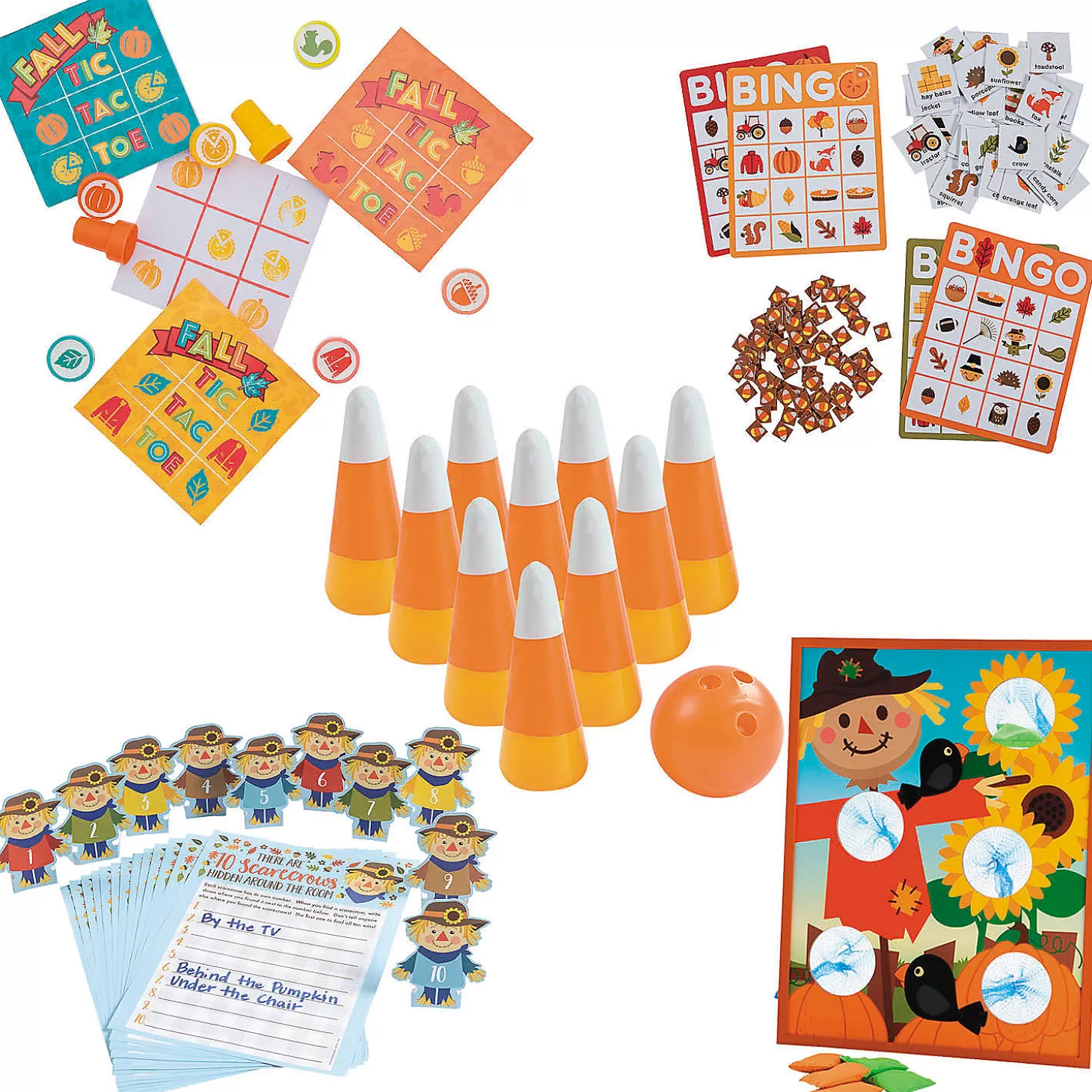 Shop Fall Games Kit - 10 Pc. Halloween Fun Kits