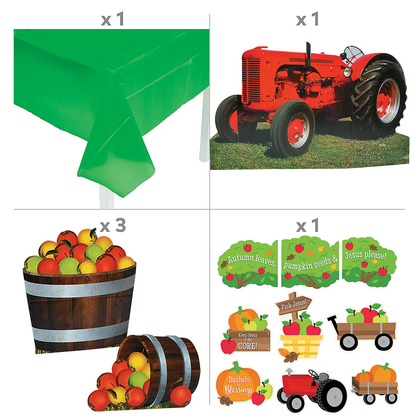 Discount Fall Harvest Trunk-Or-Treat Decorating Kit - 13 Pc. Halloween Fun Kits
