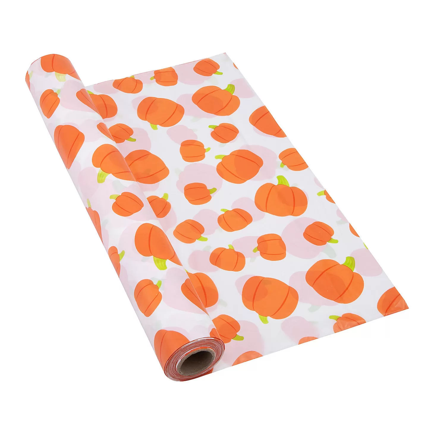 Cheap Fall Pumpkin Plastic Tablecloth Roll Bulk Halloween Supplies