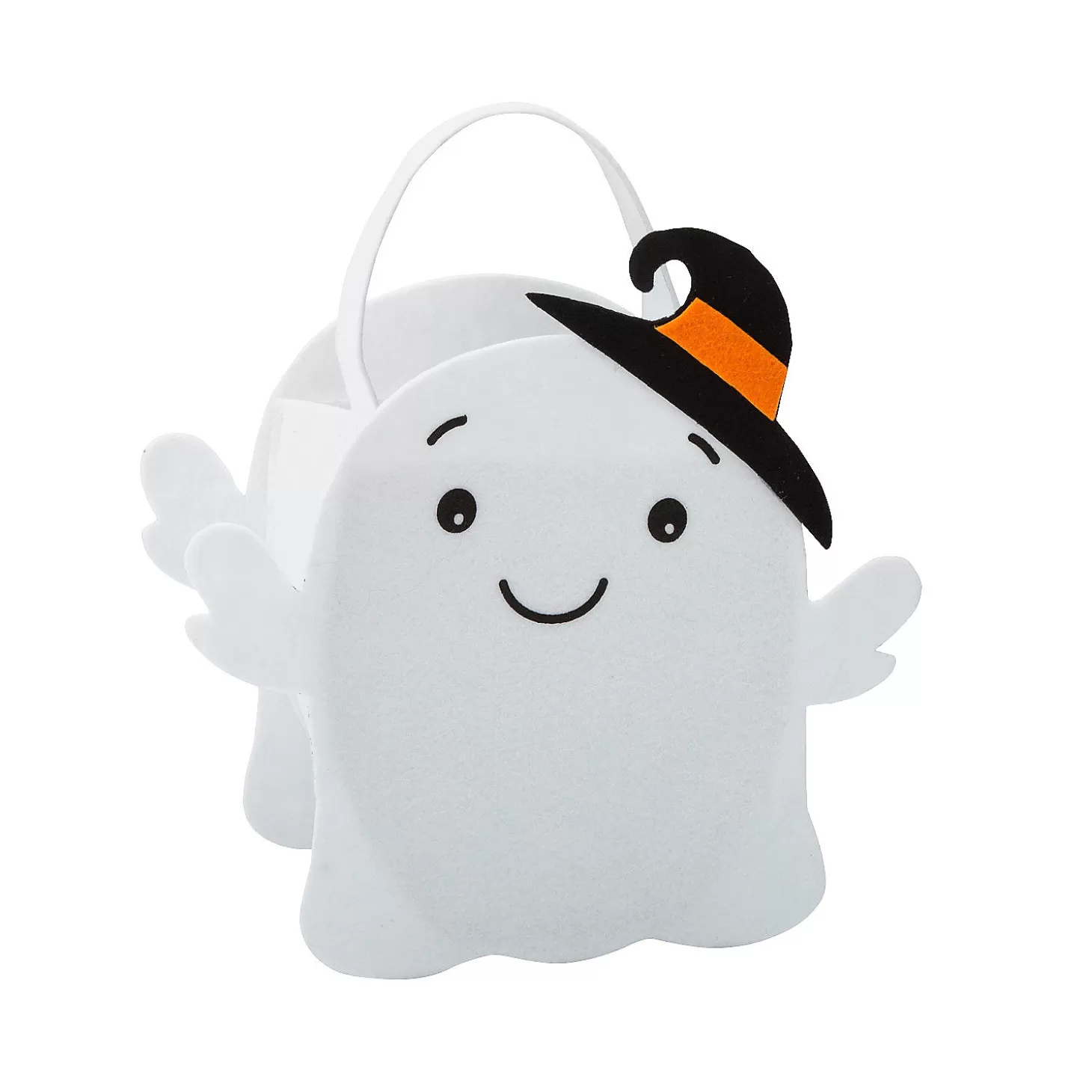 Flash Sale Felt Ghost Trick-Or-Treat Basket Halloween Bags