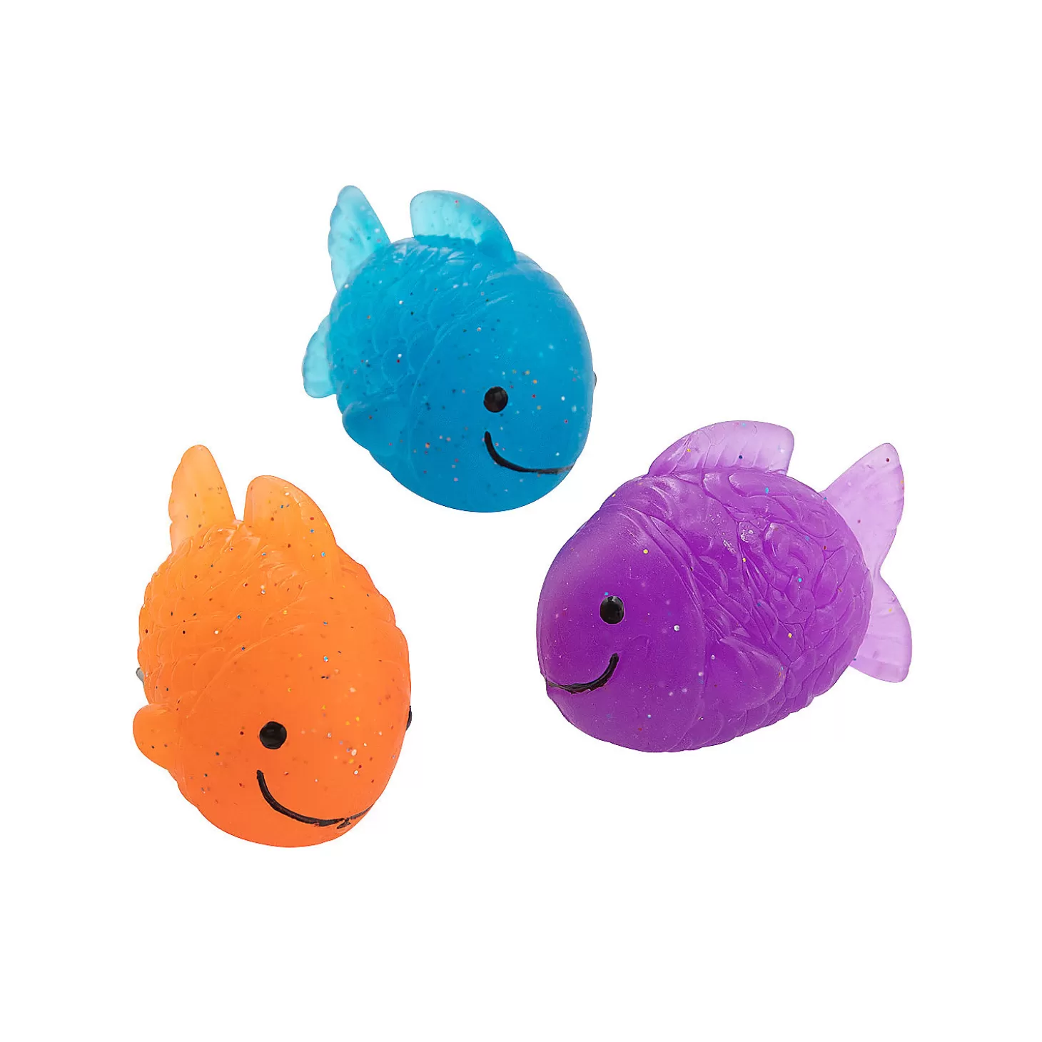 Clearance Fish-Shaped Bouncy Balls - 12 Pc. Balls