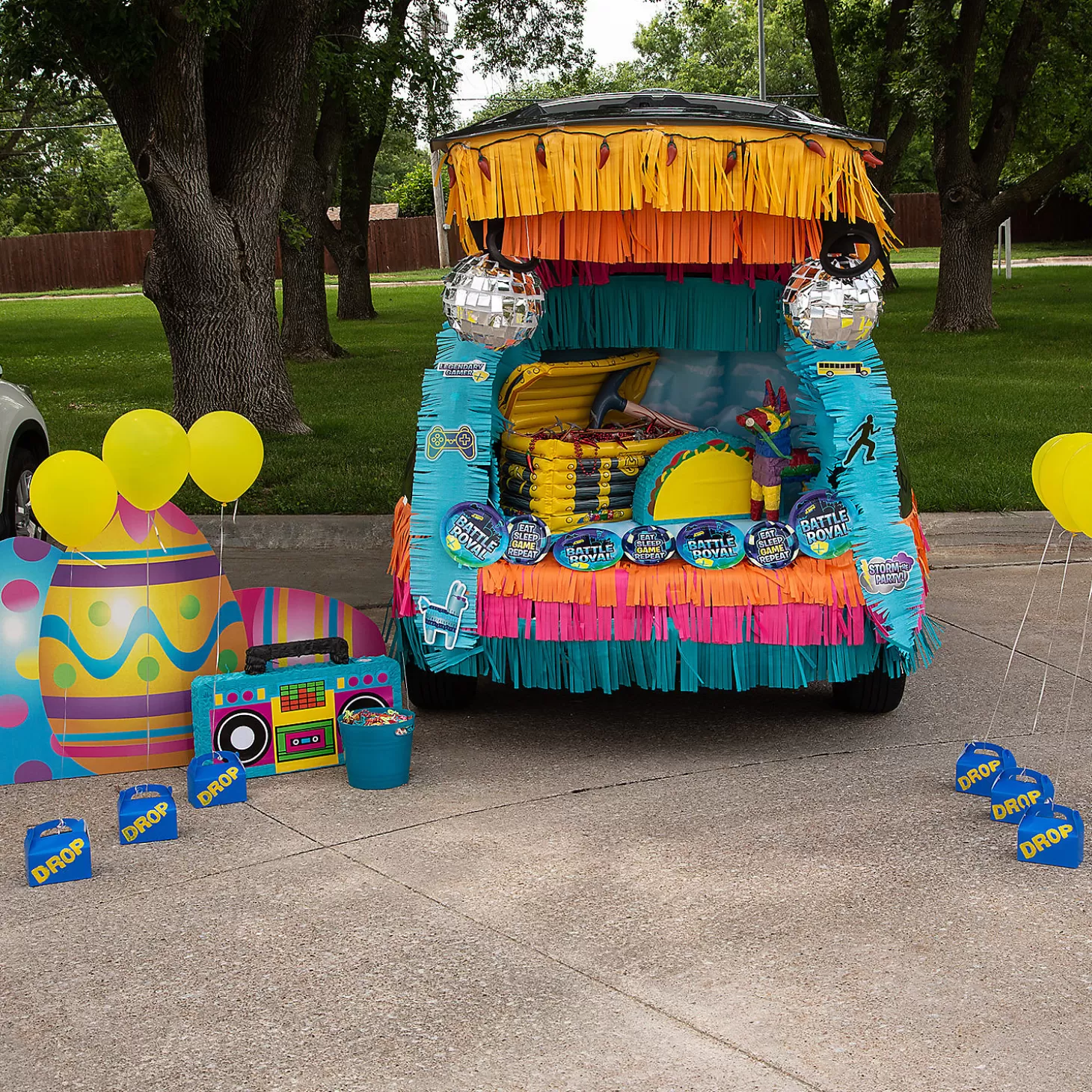 Shop Fortnite Trunk-Or-Treat Decorating Kit - 117 Pc. Halloween Fun Kits