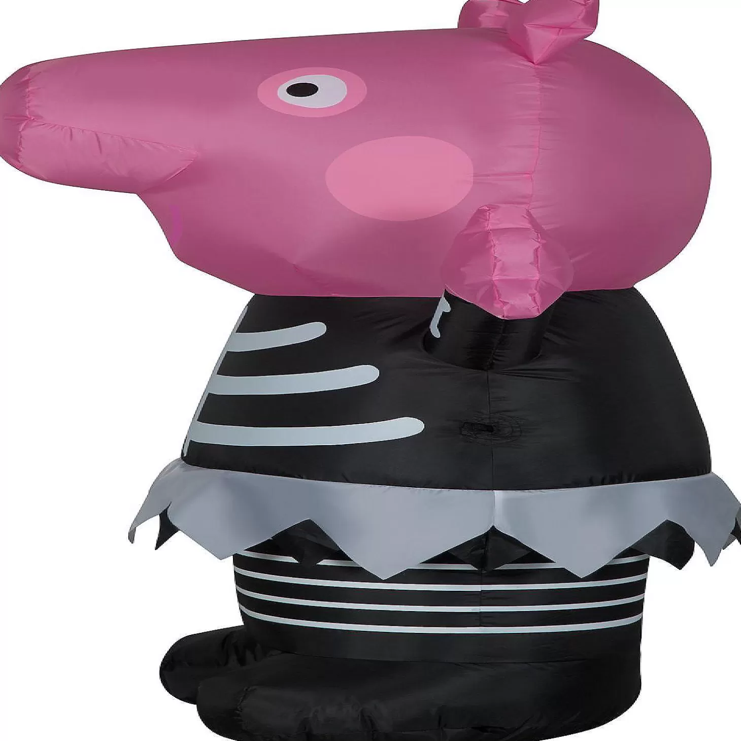 New Gemmy Airblown Inflatable Peppa Pig In Skeleton Costume 4.5 Ft Tall Pink Skulls & Skeletons