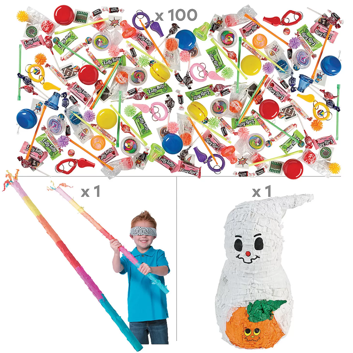 Outlet Ghost Pinata Kit - 102 Pc. Halloween Fun Kits