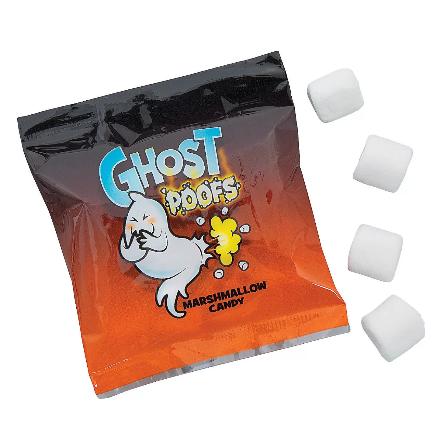 Shop Ghost Poofs Marshmallow Treat Packs - 54 Pc. Bulk Halloween Supplies