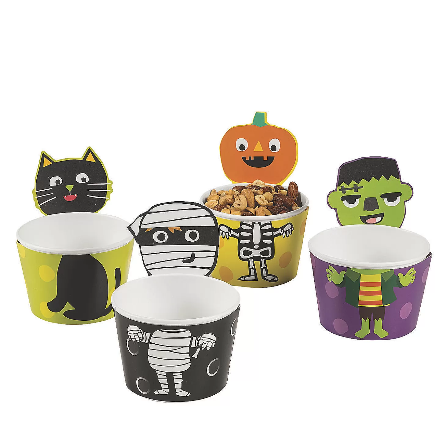 Best Sale Ghoul Gang Disposable Paper Snack Cups - 12 Pc. Tableware