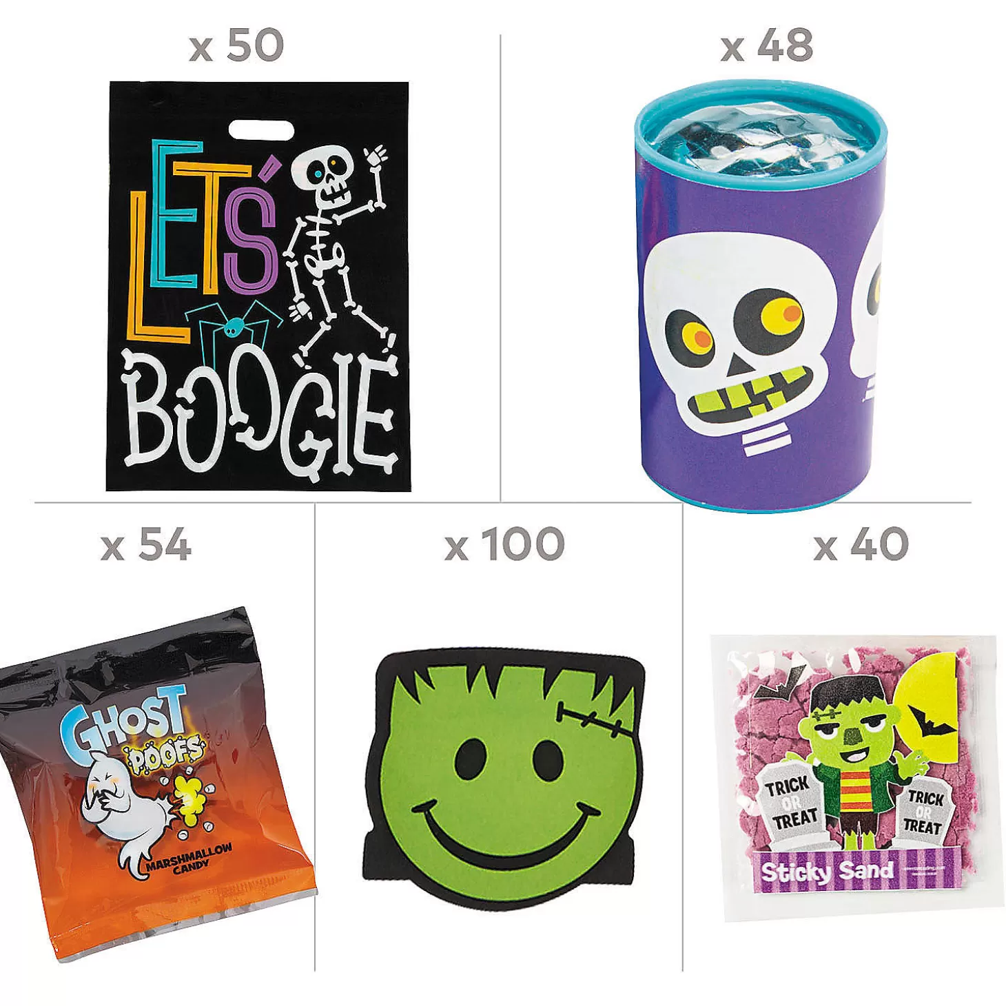 Fashion Ghoul Gang Handout Kit For 48 Religious Halloween