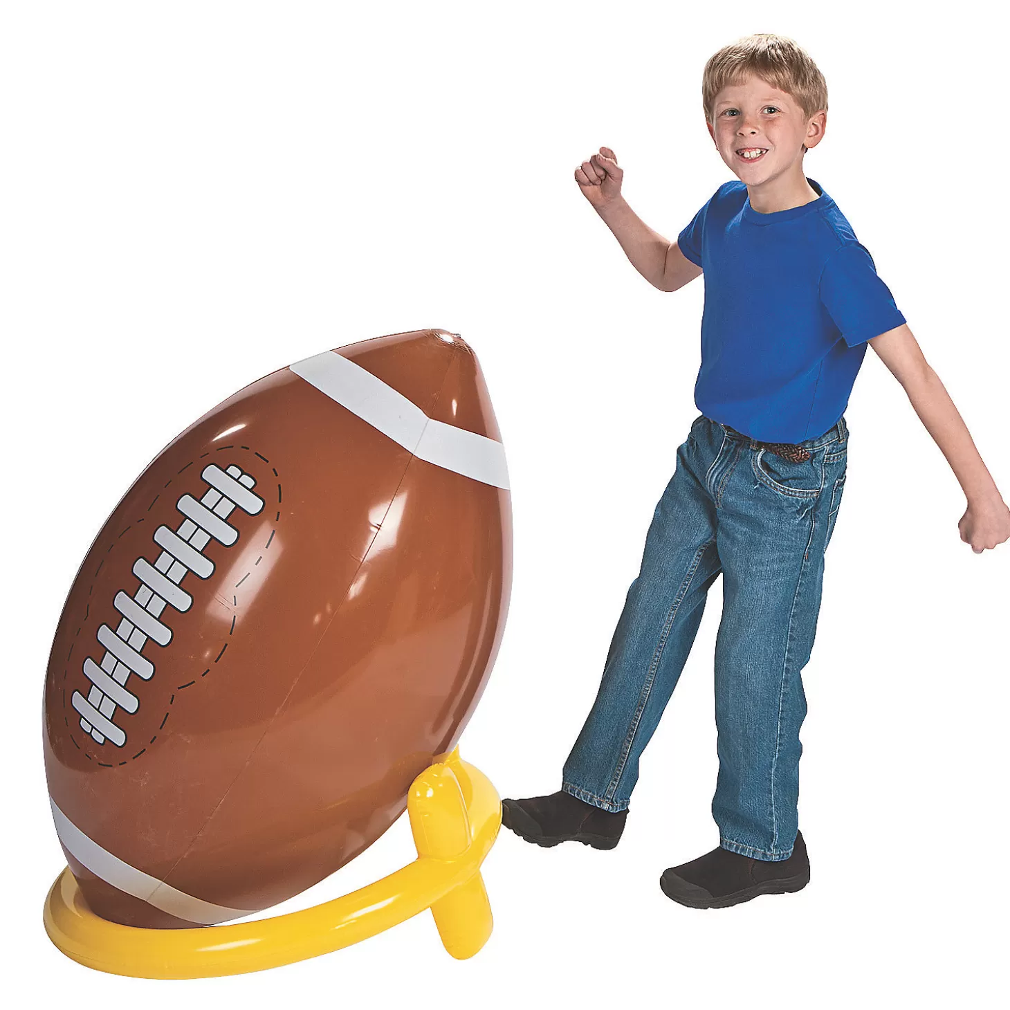 Outlet Giant Inflatable Football & Tee Balls