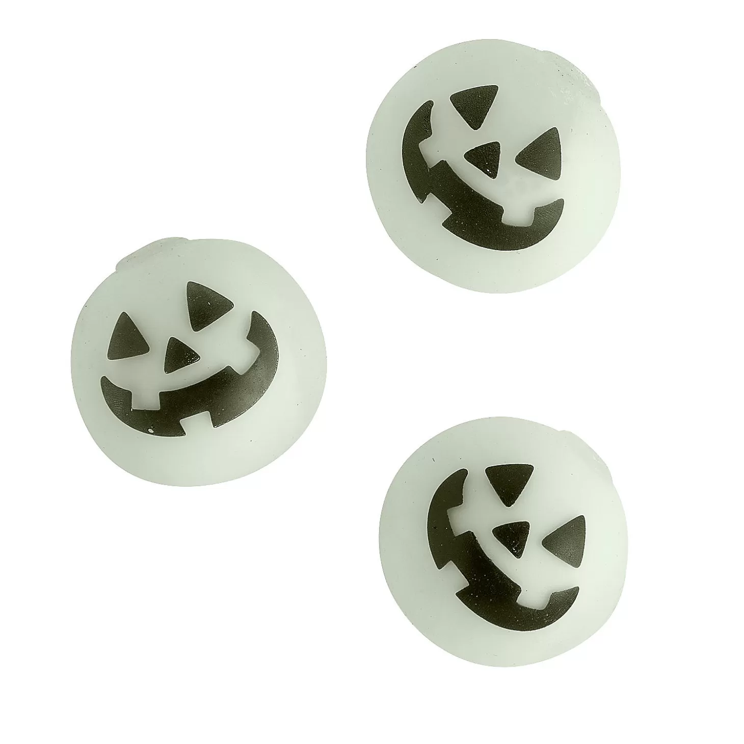 Fashion Glow-In-The-Dark Jack-O'-Lantern Halloween Squeeze Balls - 12 Pc. Halloween Handouts