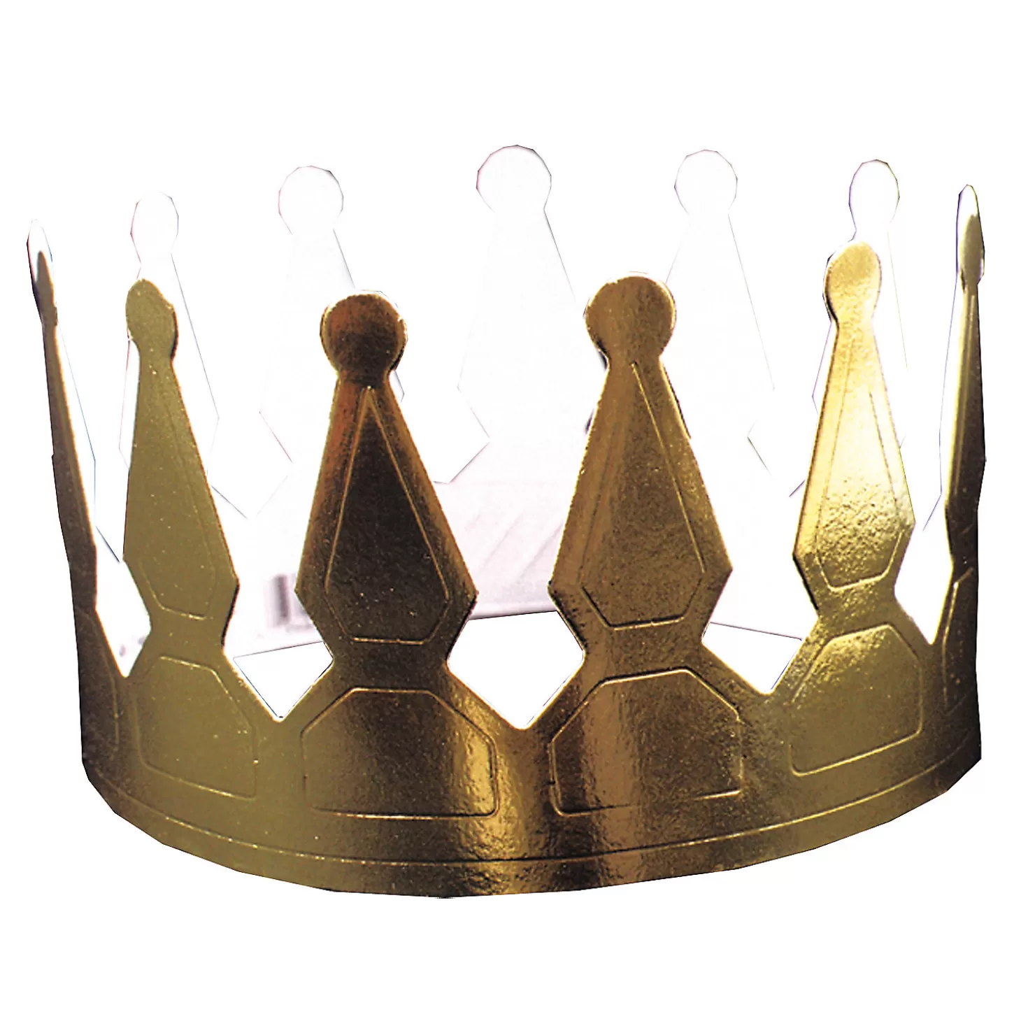 Hot Gold Foil Crown Halloween Apparel & Accessories