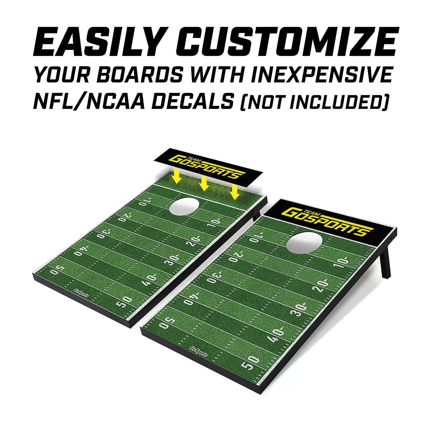 Sale Gosports Football Cornhole Set Lawn Games