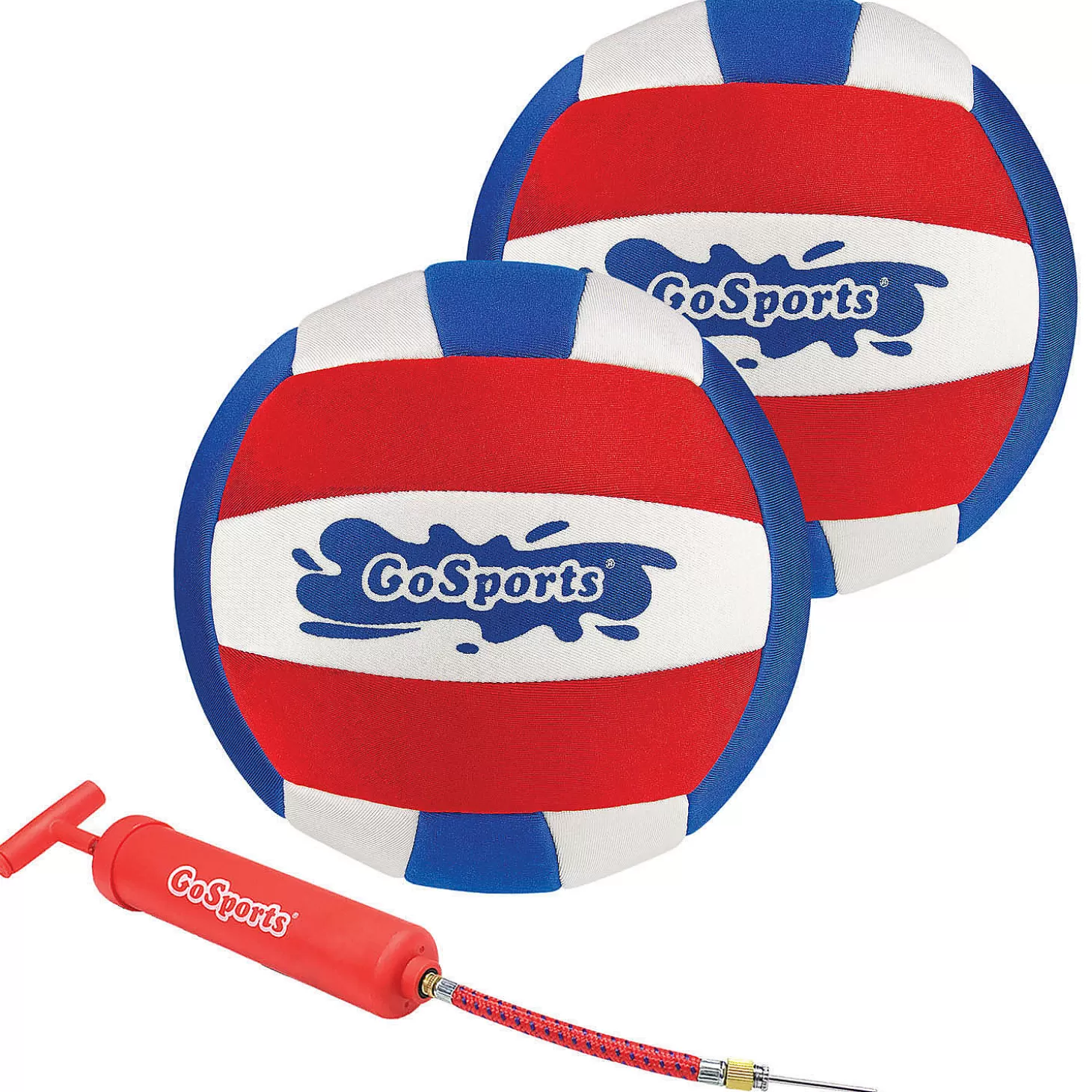 Clearance Gosports Pro Neoprene Pool Volleyballs - 2 Pack Water Toys