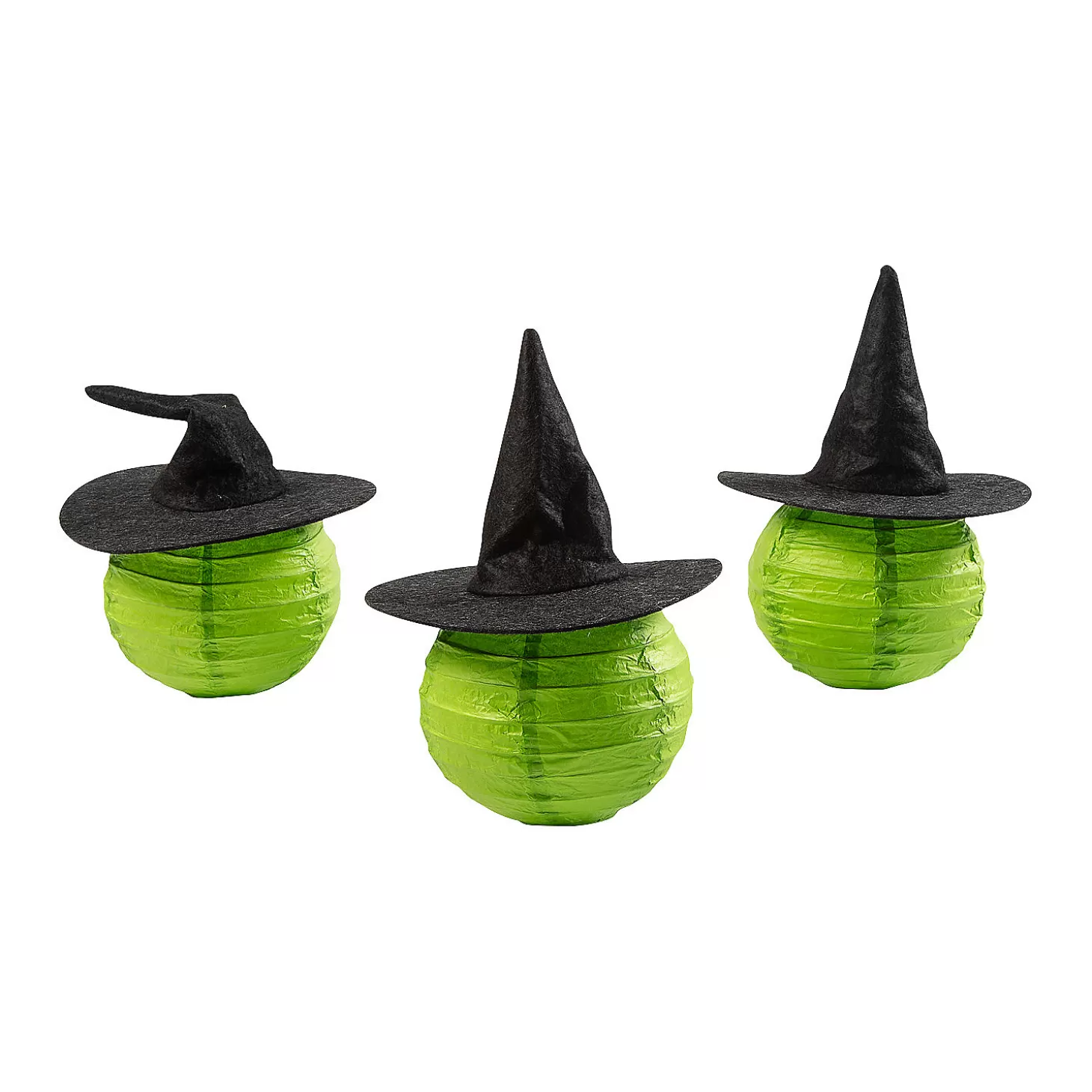 Sale Green Witch Paper Lantern Craft Kit - Makes 12 Halloween Fun Kits