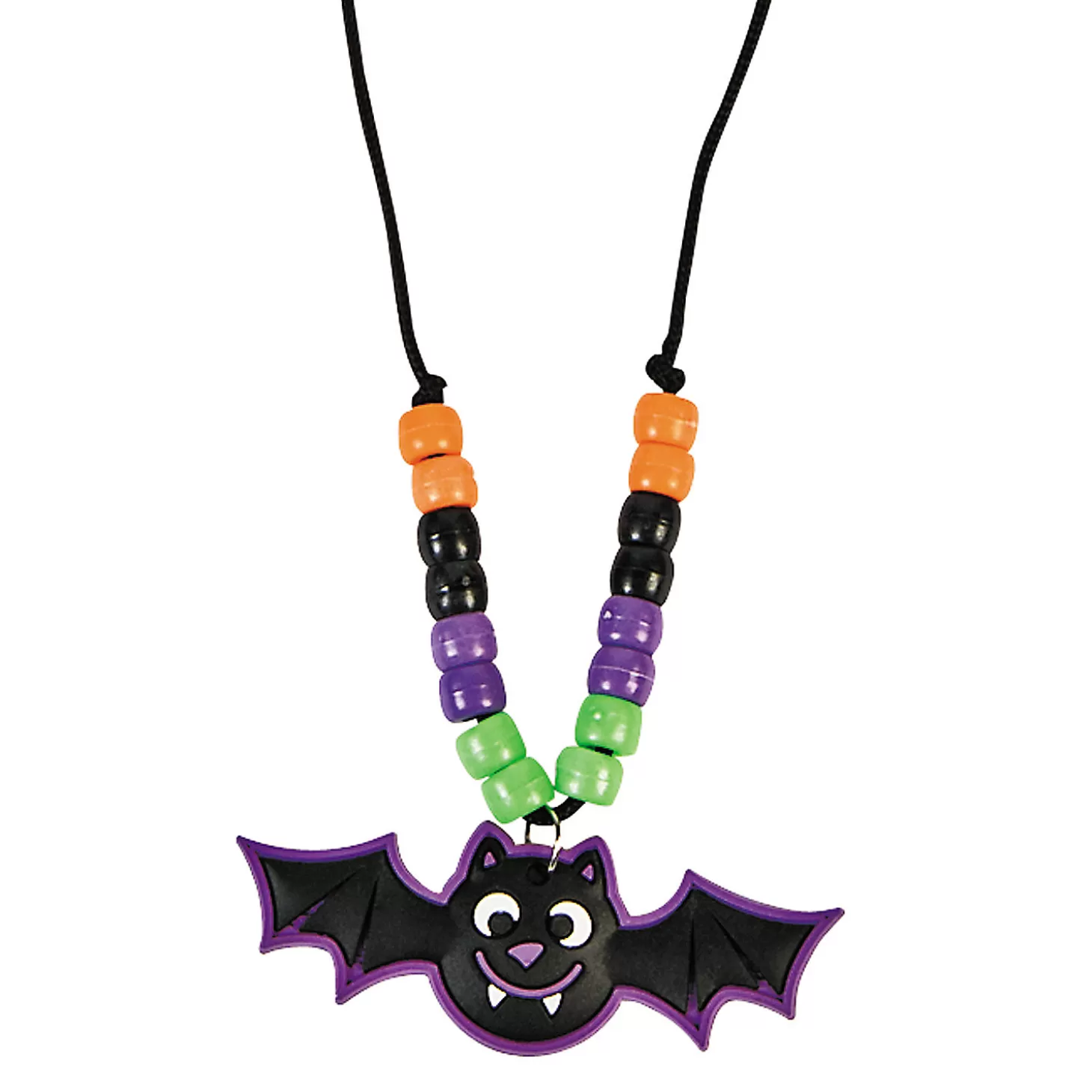 Sale Halloween Bat Necklace Craft Kit - Makes 12 Boo Bags