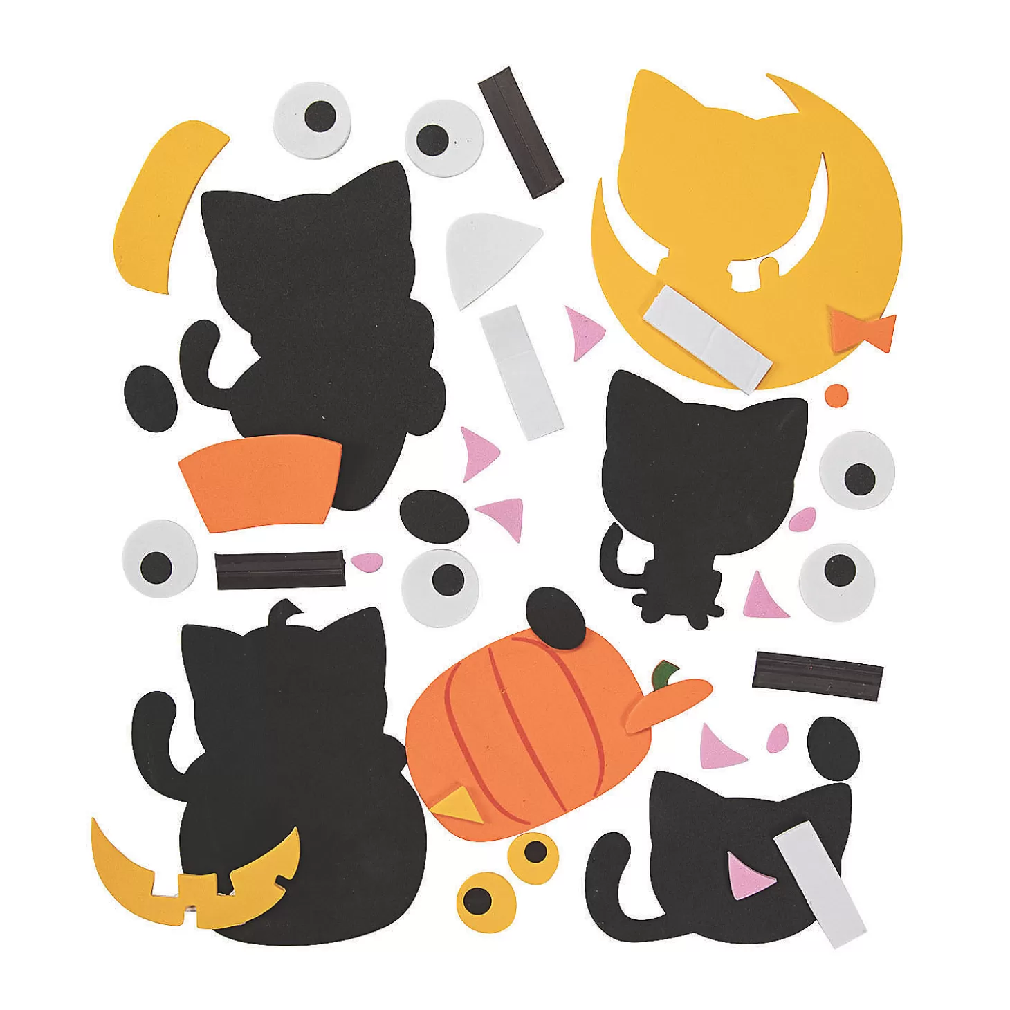 Shop Halloween Cat Magnet Craft Kit - Makes 12 Boo Bags