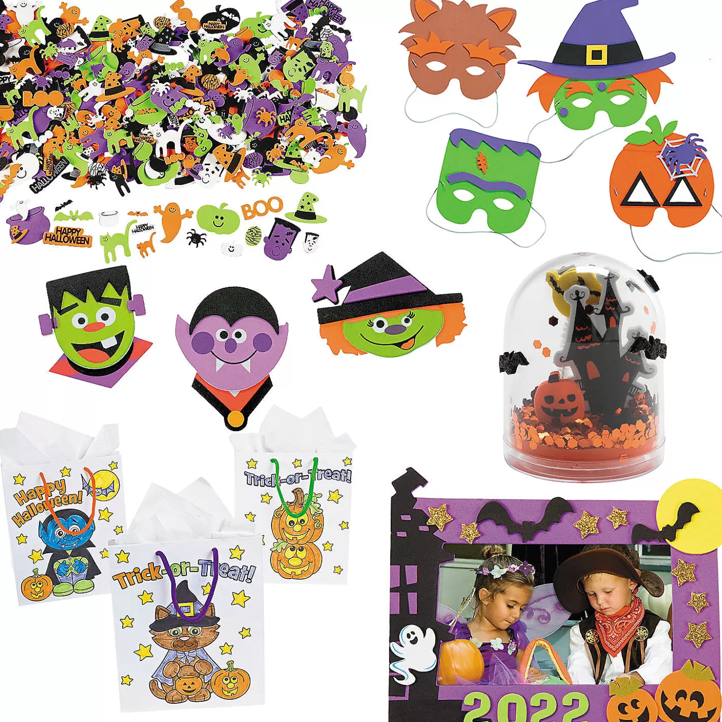 Discount Halloween Craft Assortment Kit For 12 Halloween Fun Kits