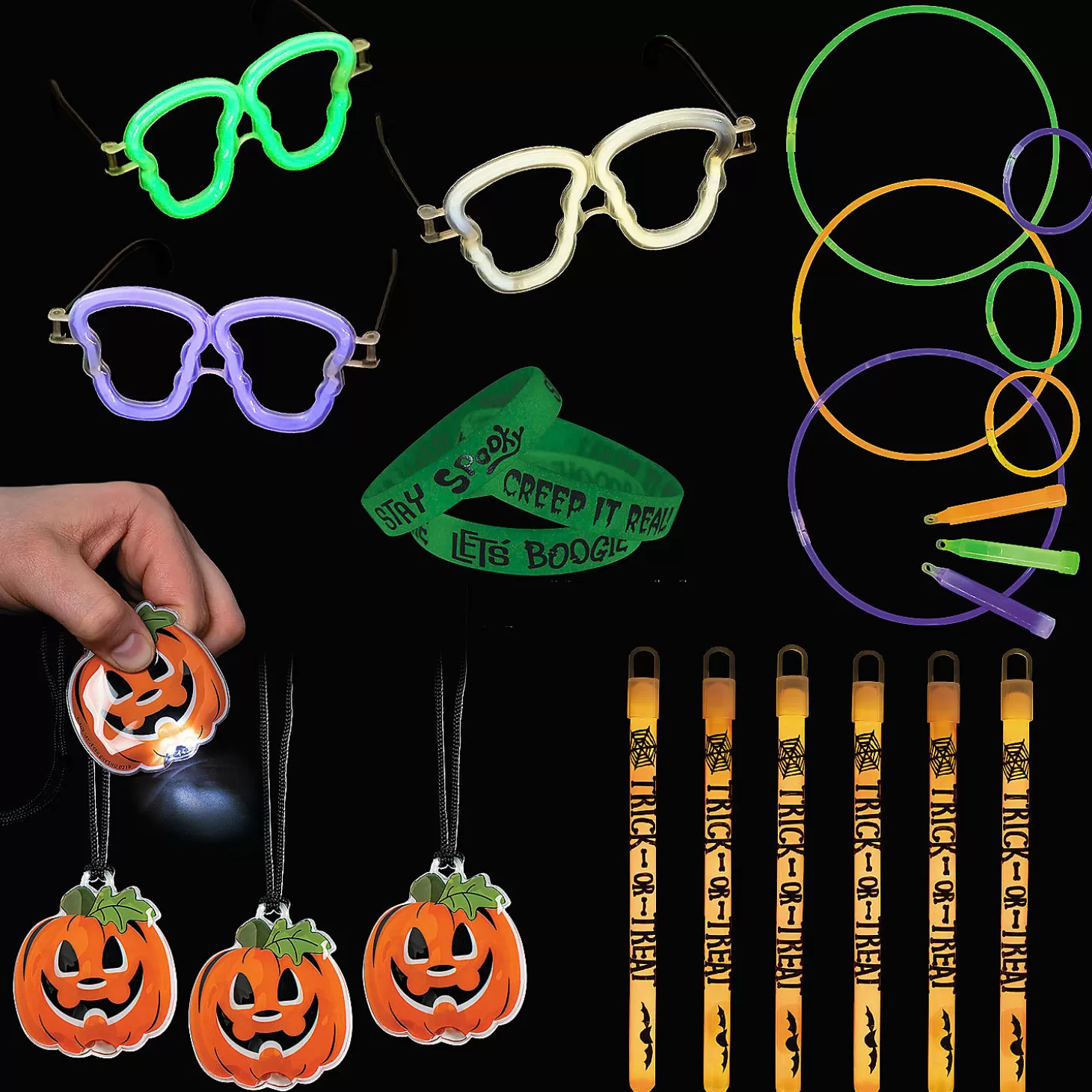 Sale Halloween Family Glow Kit - 123 Pc. Boo Bags