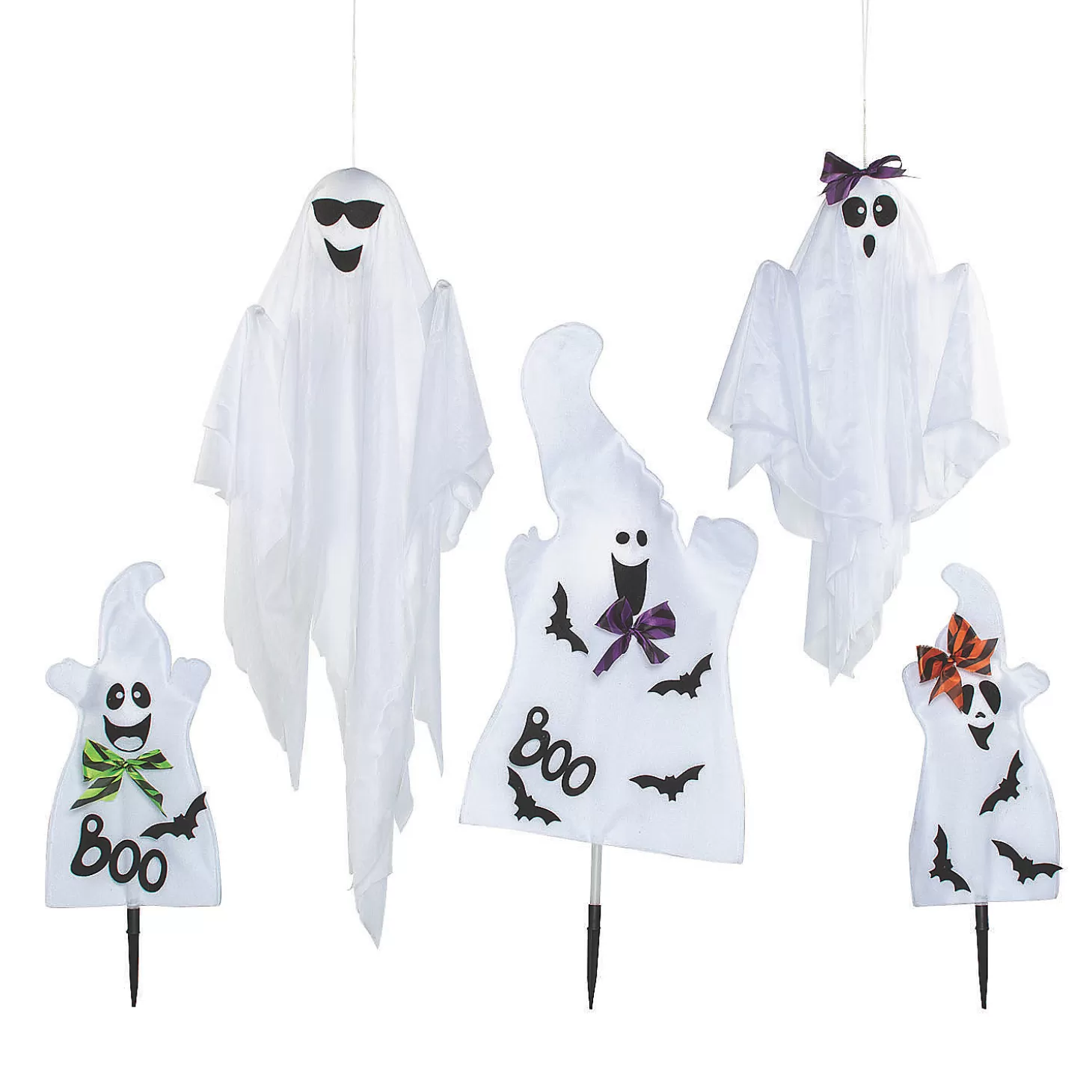 Fashion Halloween Ghost Family Yard Decorations Halloween Fun Kits