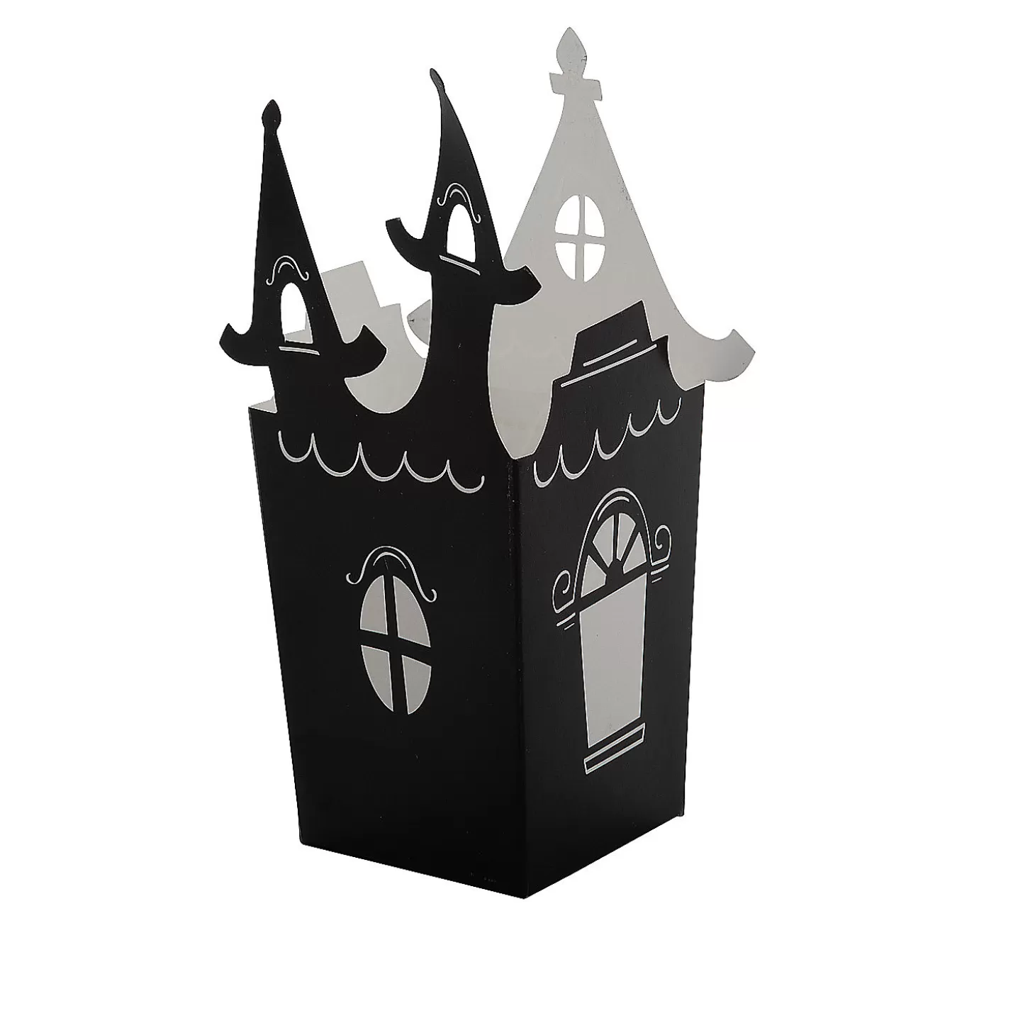 Fashion Halloween Haunted House Popcorn Boxes - 12 Pc. Halloween Bags