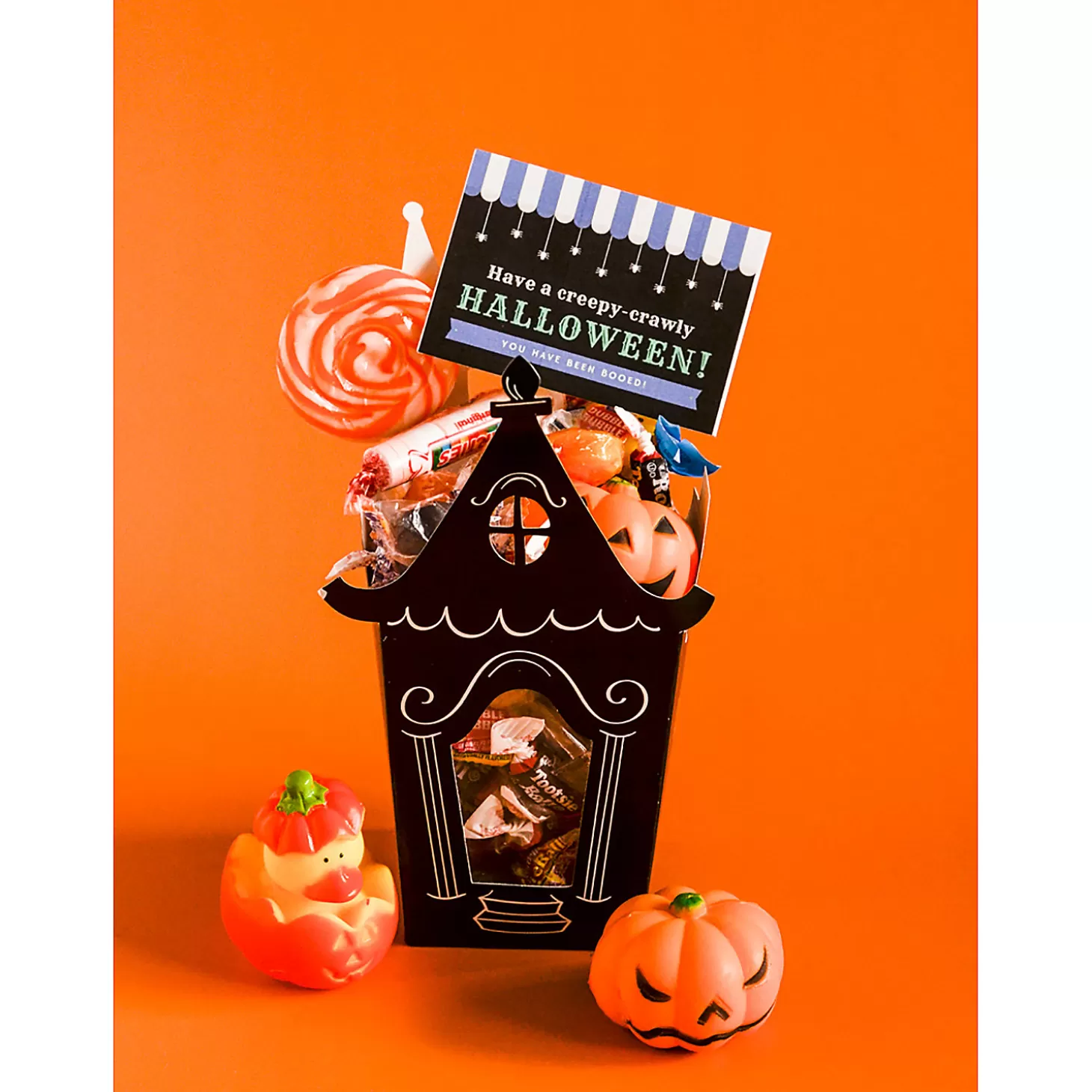 Fashion Halloween Haunted House Popcorn Boxes - 12 Pc. Halloween Bags