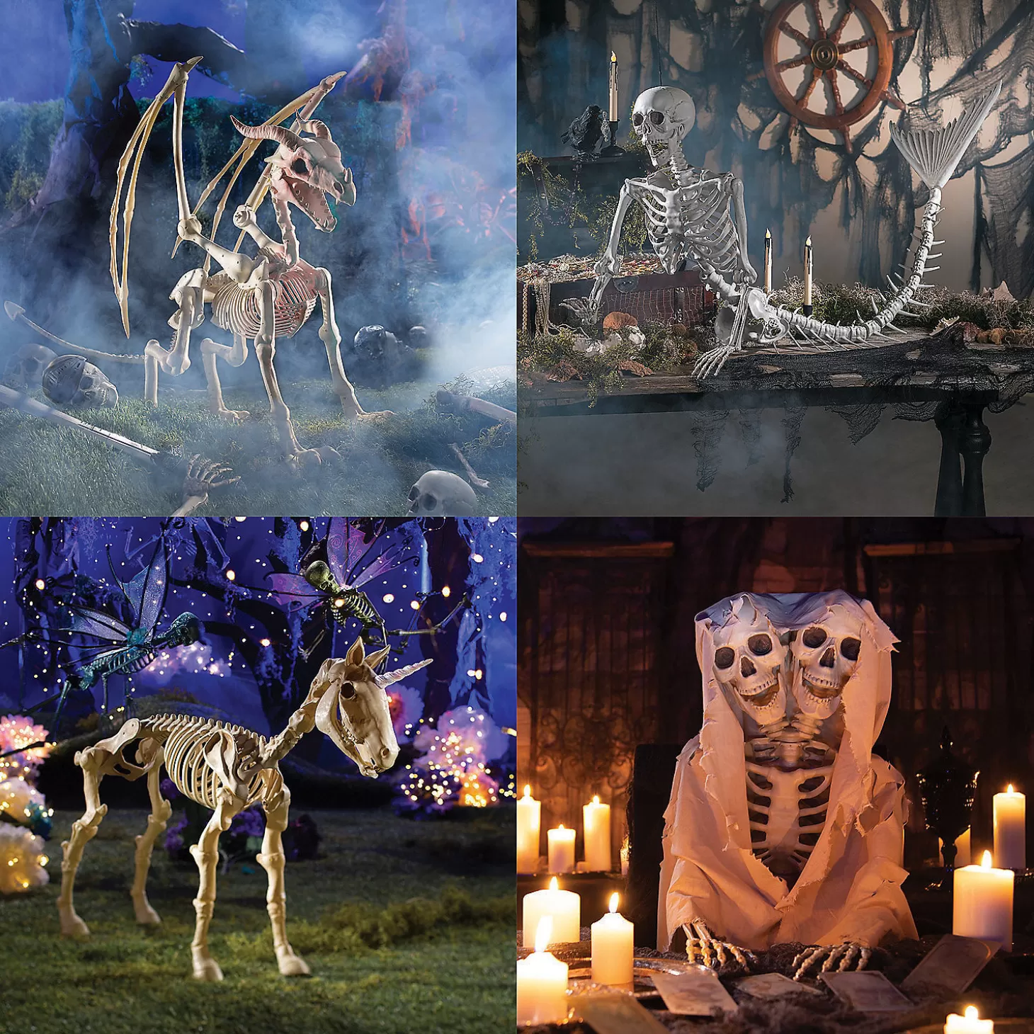 Best Sale Halloween Mythical Skeleton Decorating Kit Skulls & Skeletons