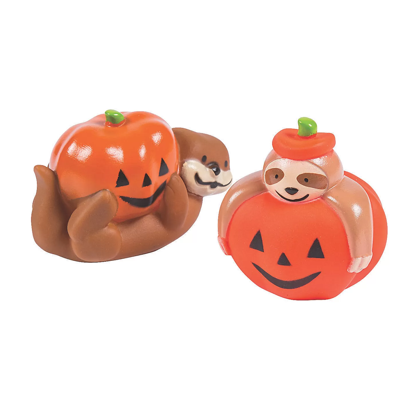 Discount Halloween Otter & Sloth Characters - 12 Pc. Halloween Handouts