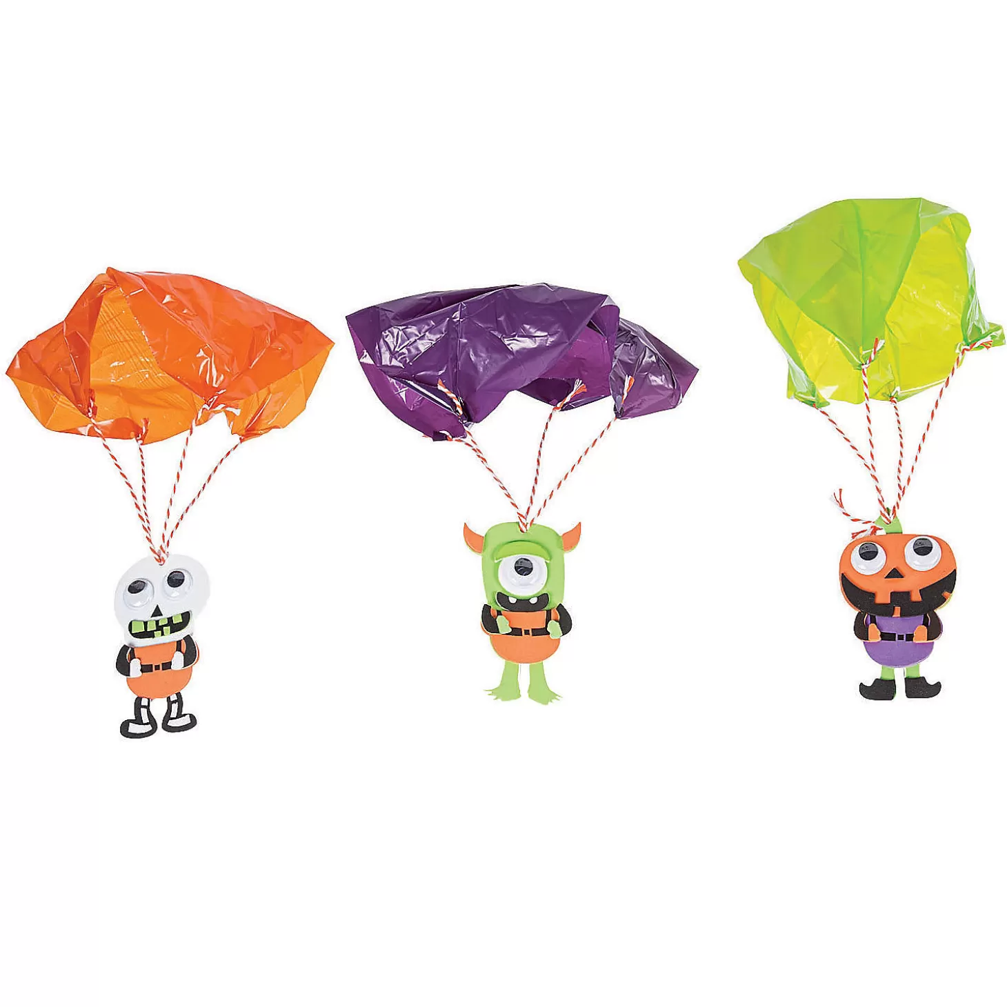 Best Sale Halloween Parachute Craft Kit - Makes 12 Boo Bags