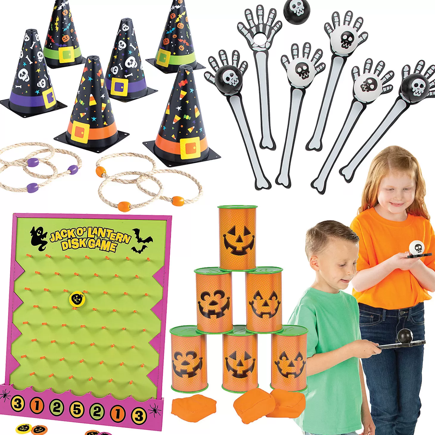 New Halloween Party Games Kit - 4 Pc. Halloween Fun Kits