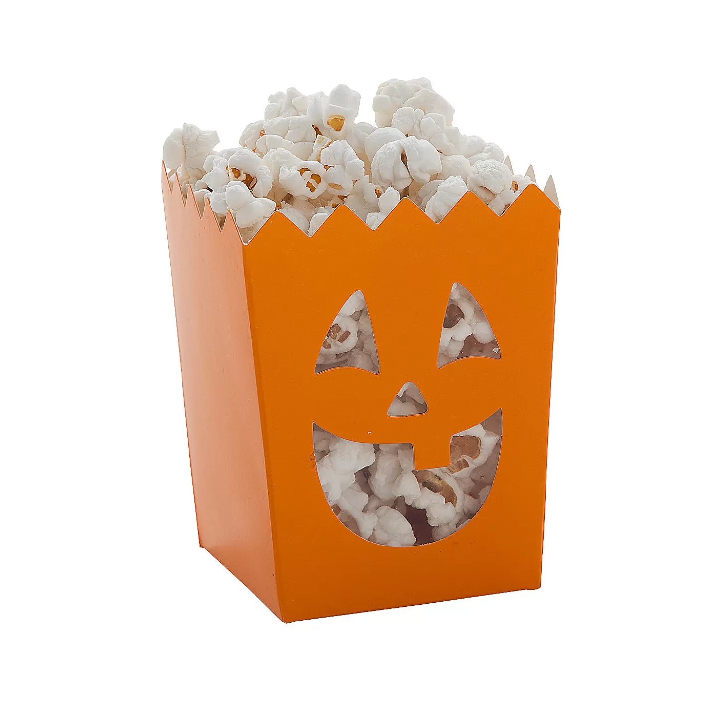 Store Halloween Popcorn Boxes With Cellophane Windows - 12 Pc. Halloween Bags
