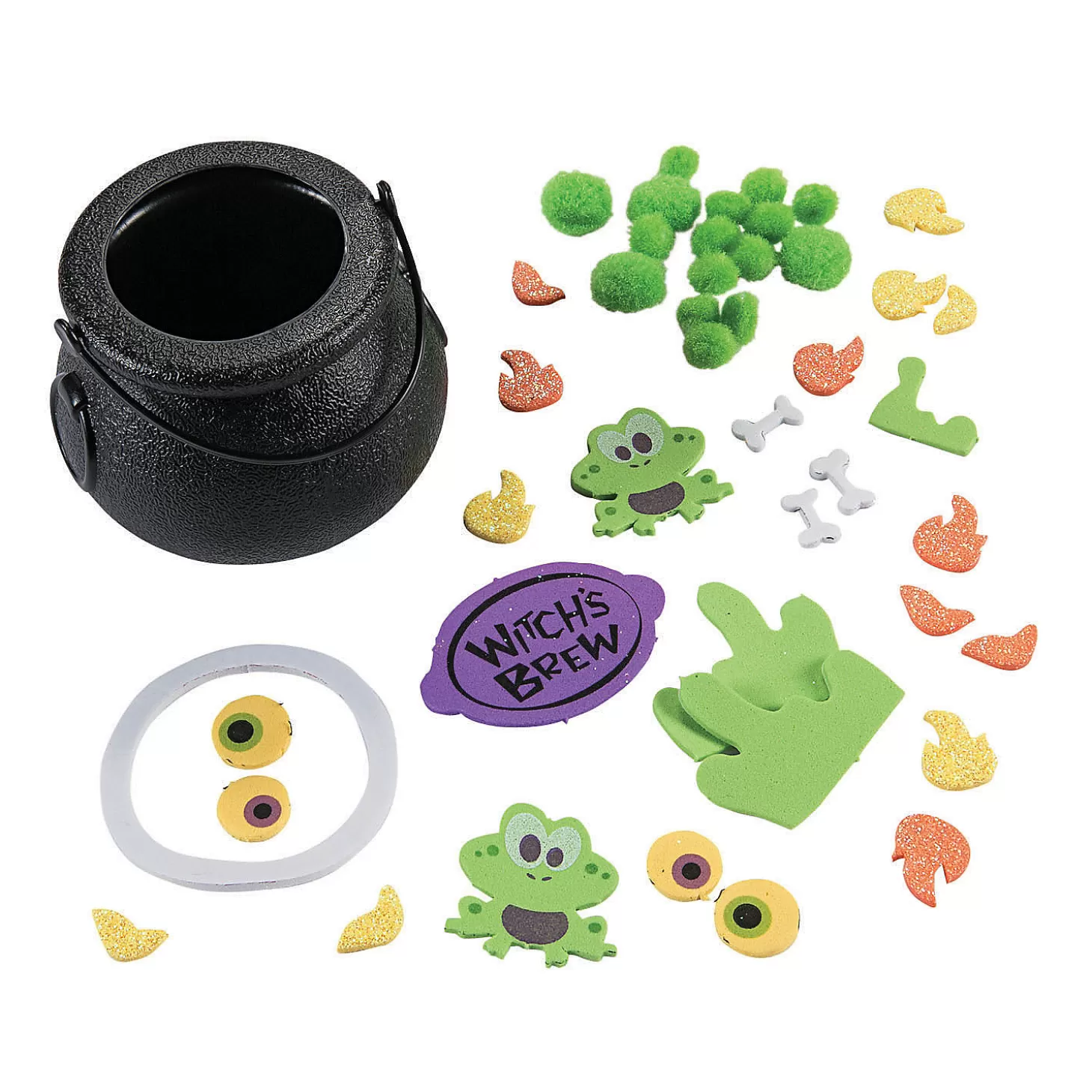 Best Sale Halloween Witch Cauldron Craft Kit - Makes 12 Boo Bags