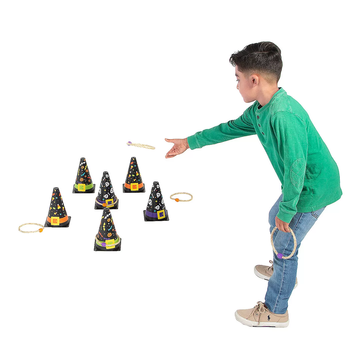 Best Sale Halloween Witch Cone Ring Toss Game Games & Activities