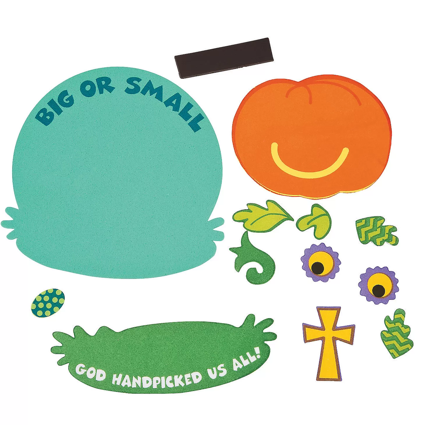 Cheap Handpicked By God Halloween Pumpkin Magnet Craft Kit - Makes 12 Religious Halloween