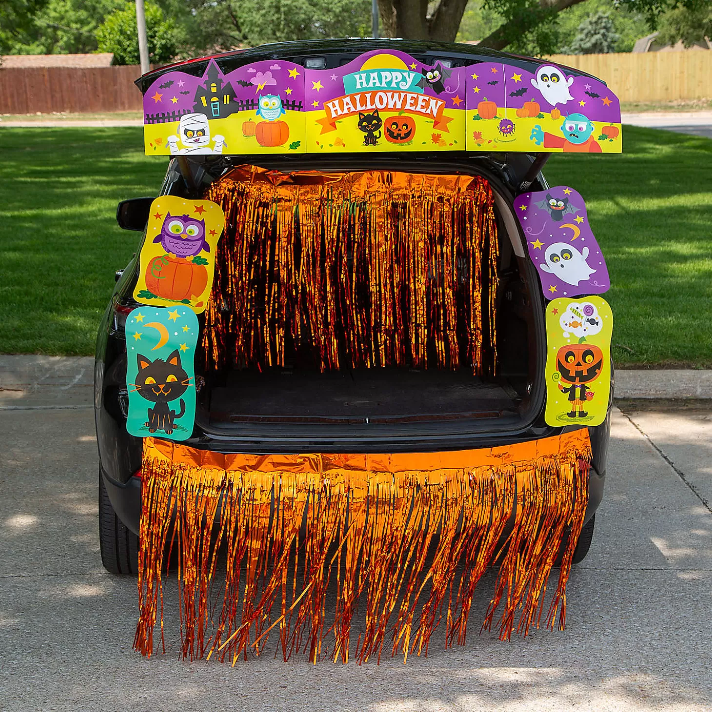 Clearance Happy Halloween Trunk-Or-Treat Decorating Kit - 8 Pc. Halloween Fun Kits